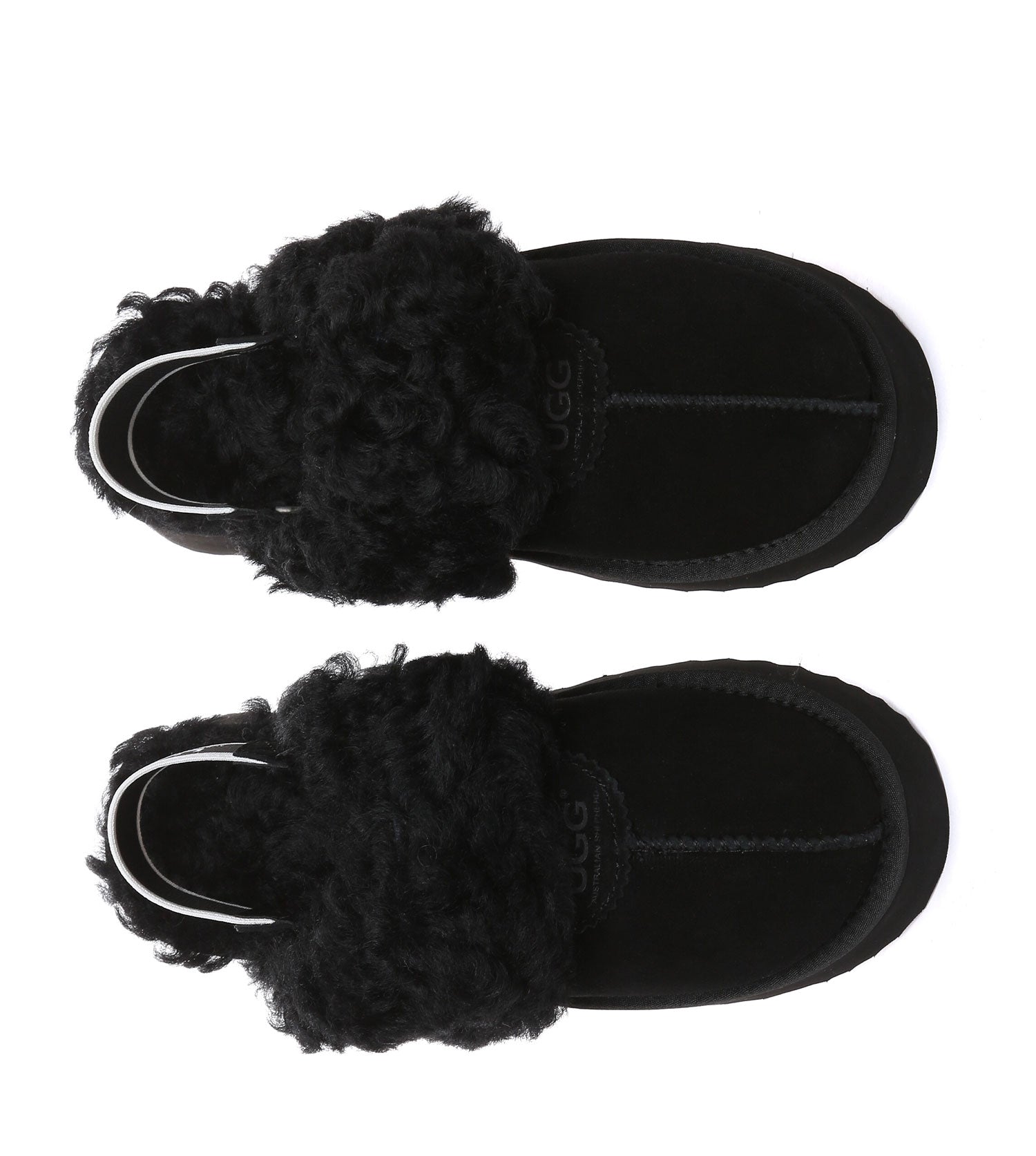 Australian Shepherd UGG Waffle Curly Platform Slippers - AS2074-Slippers-PEROZ Accessories