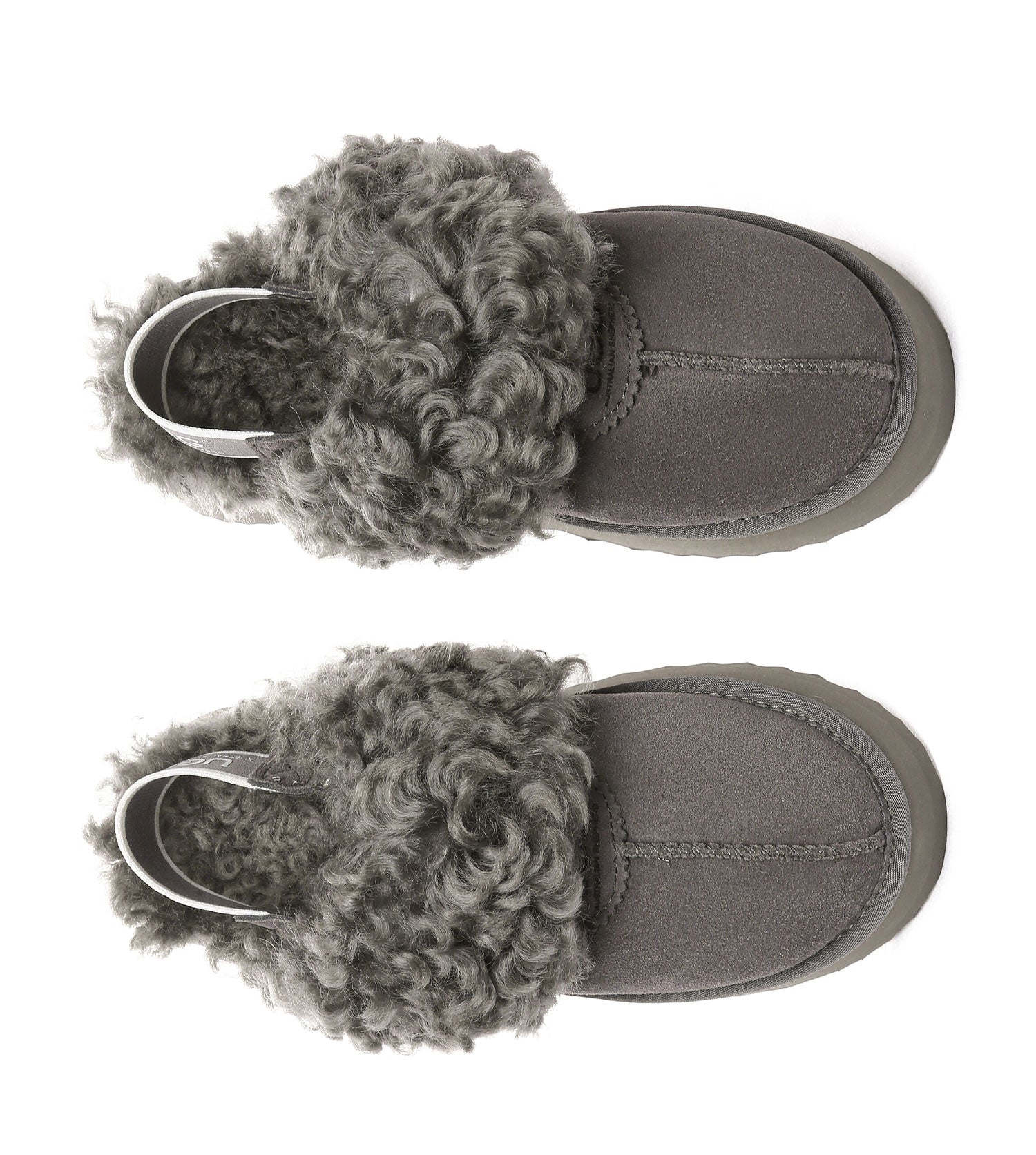 Australian Shepherd UGG Waffle Curly Platform Slippers - AS2074-Slippers-PEROZ Accessories