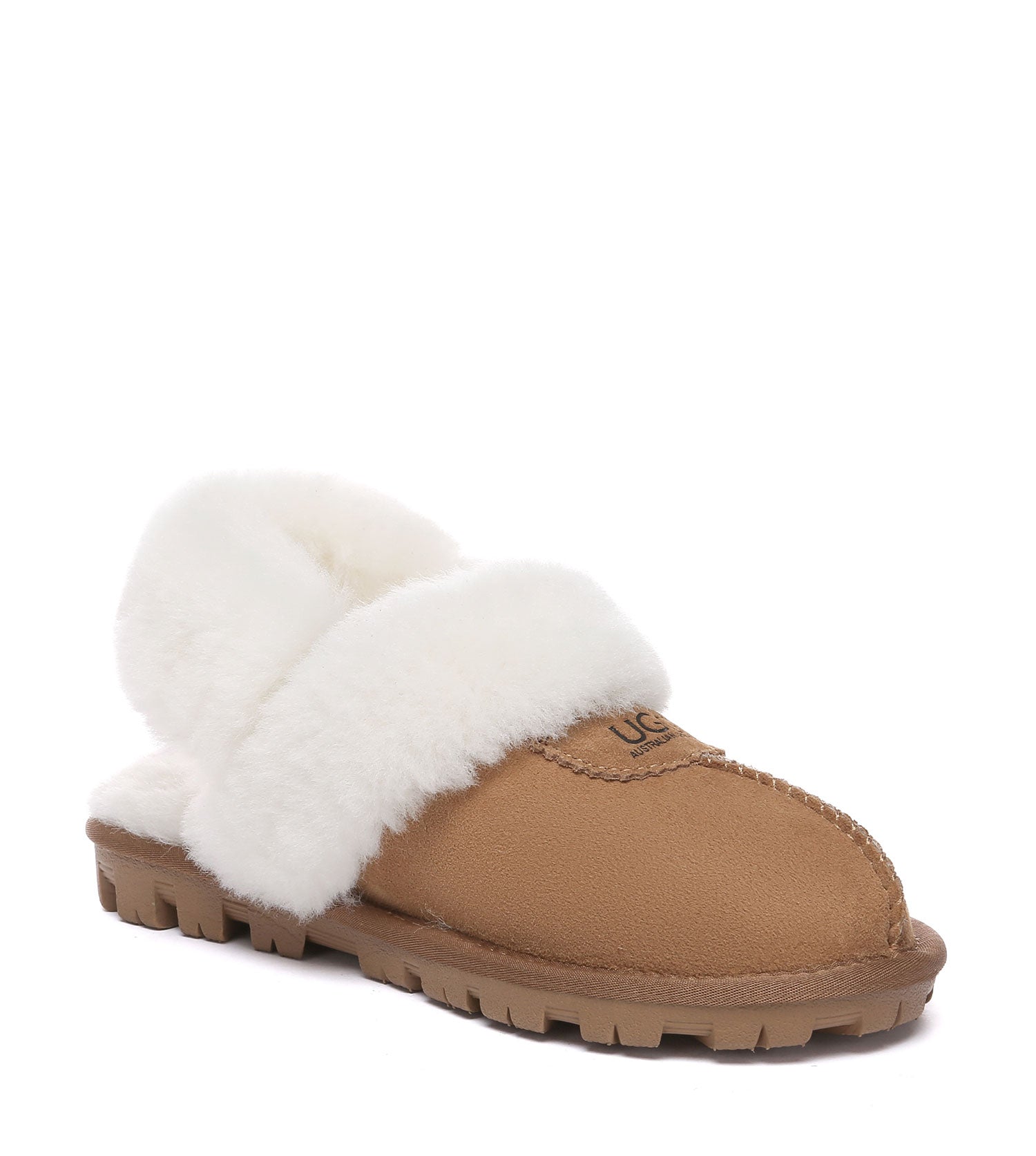 Australian Shepherd UGG Waffle Fluffy Slippers - AS2076-Slippers-PEROZ Accessories