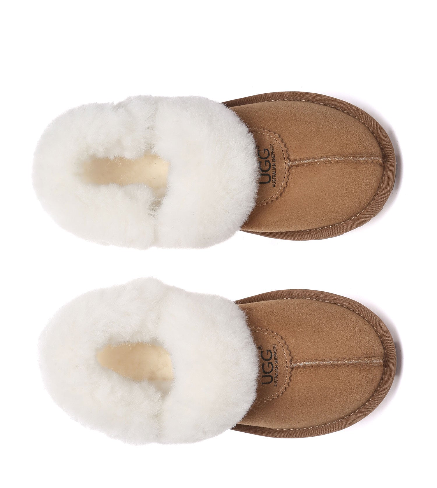 Australian Shepherd UGG Waffle Fluffy Slippers - AS2076-Slippers-PEROZ Accessories