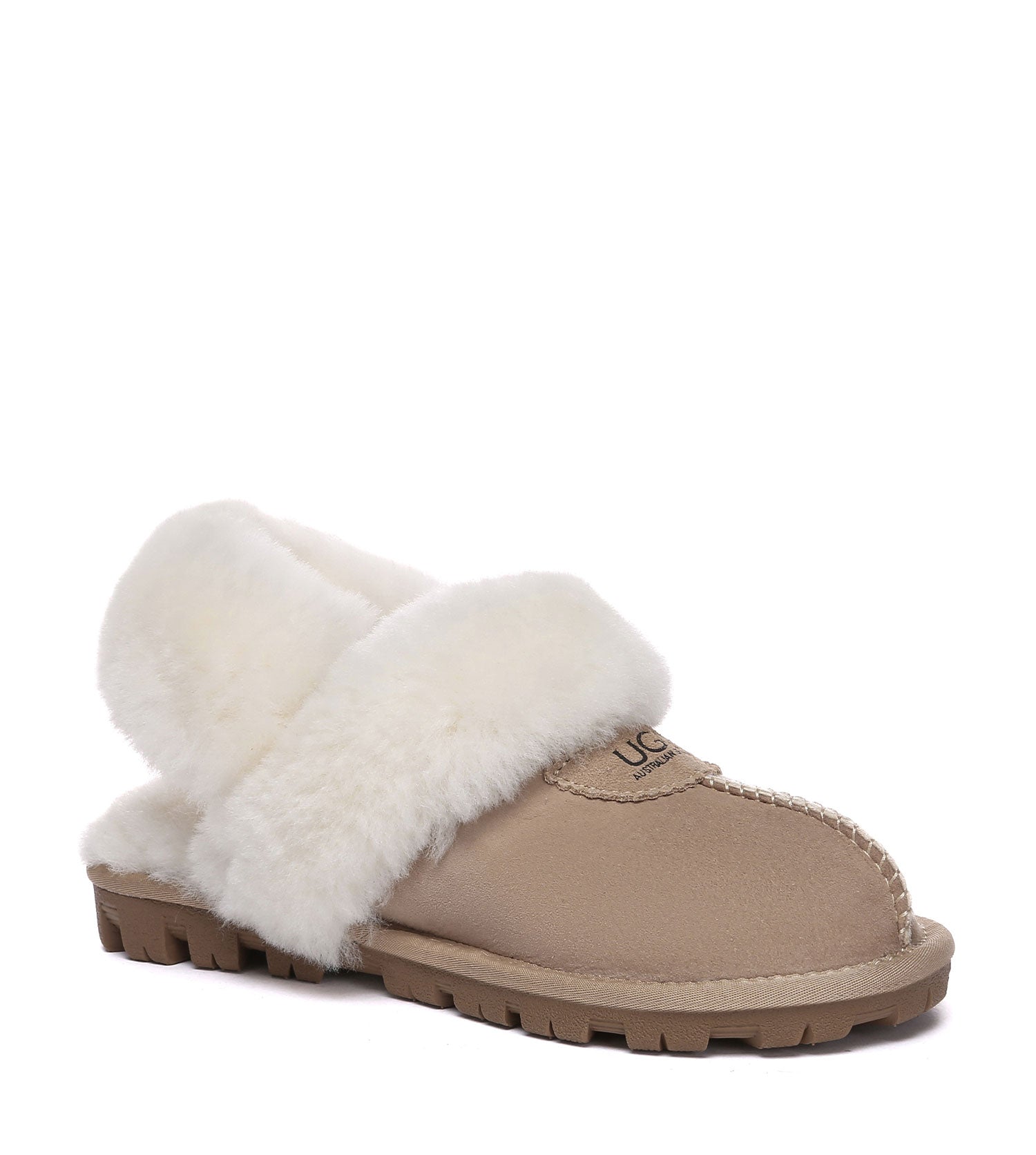 Australian Shepherd UGG Waffle Fluffy Slippers - AS2076-Slippers-PEROZ Accessories