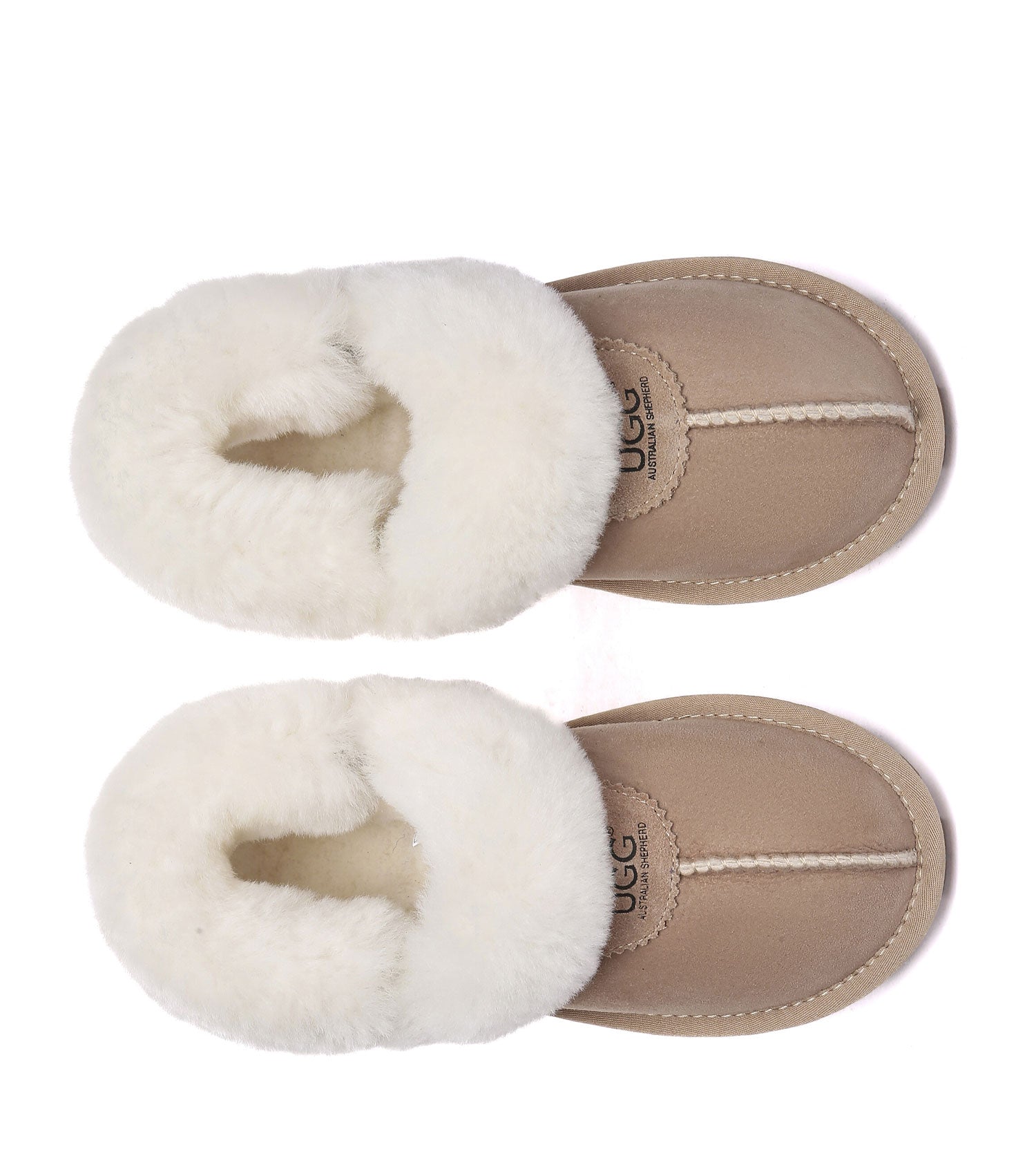 Australian Shepherd UGG Waffle Fluffy Slippers - AS2076-Slippers-PEROZ Accessories