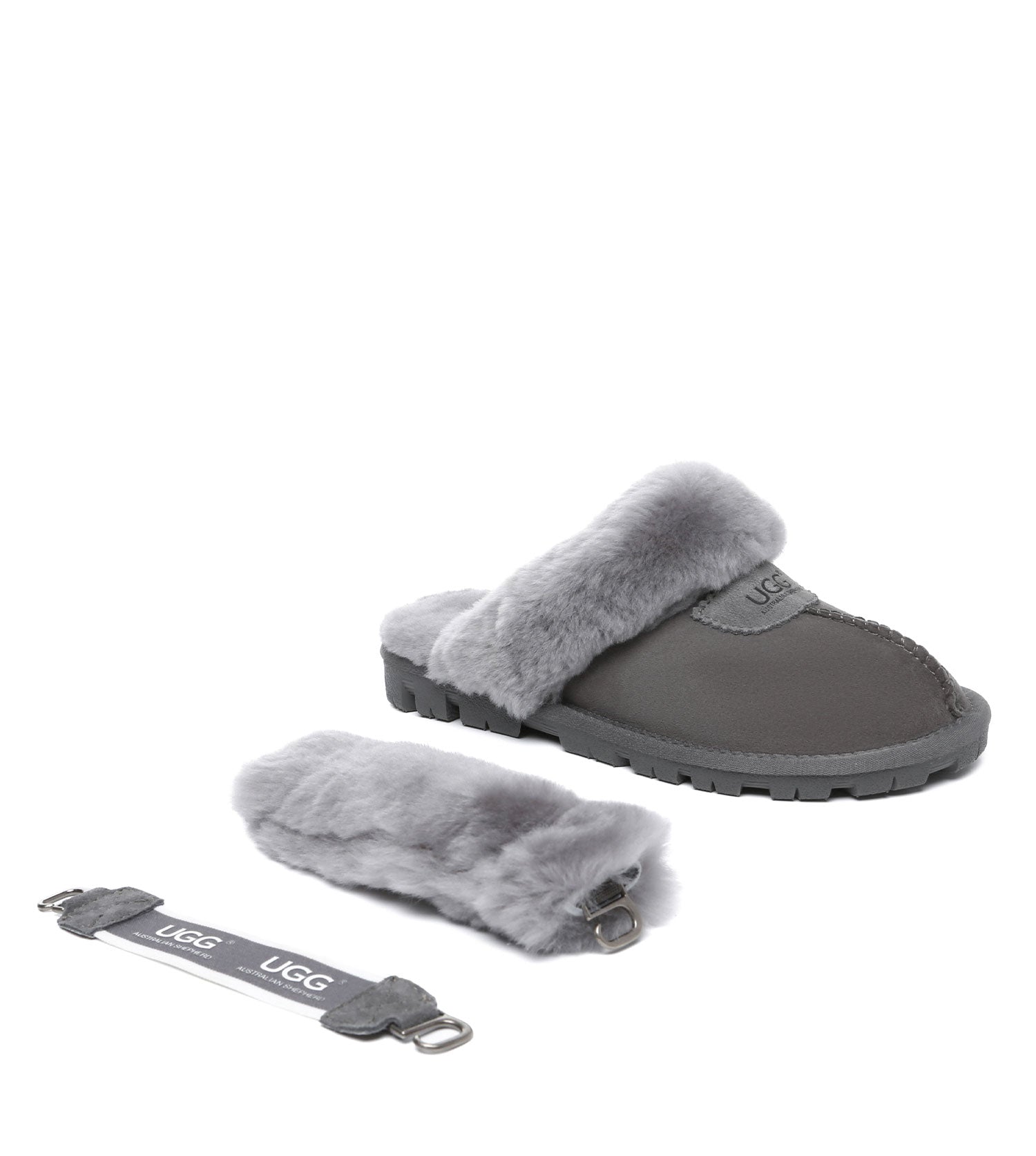 Australian Shepherd UGG Waffle Fluffy Slippers - AS2076-Slippers-PEROZ Accessories