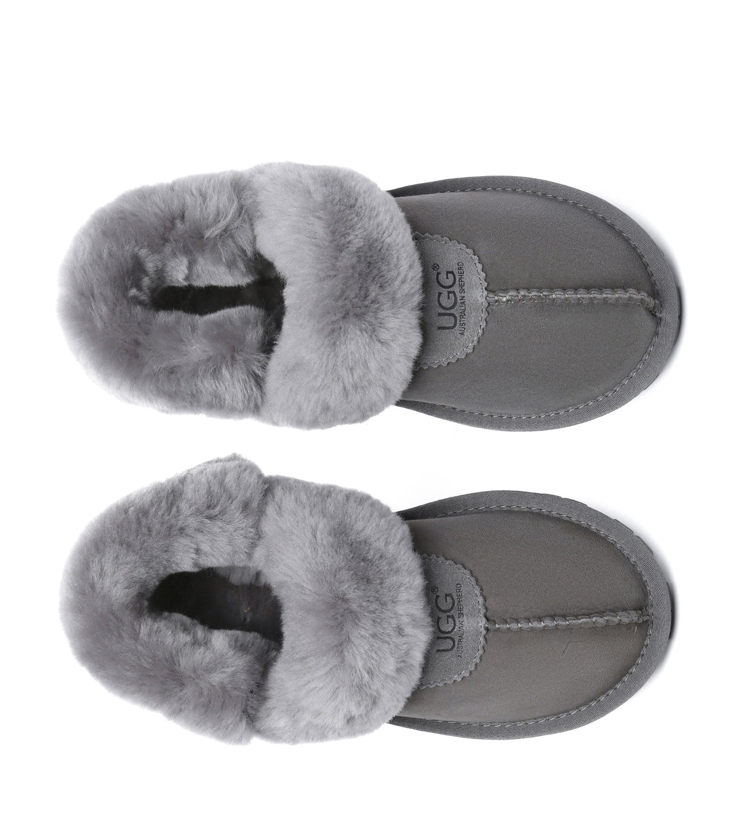Australian Shepherd UGG Waffle Fluffy Slippers - AS2076-Slippers-PEROZ Accessories