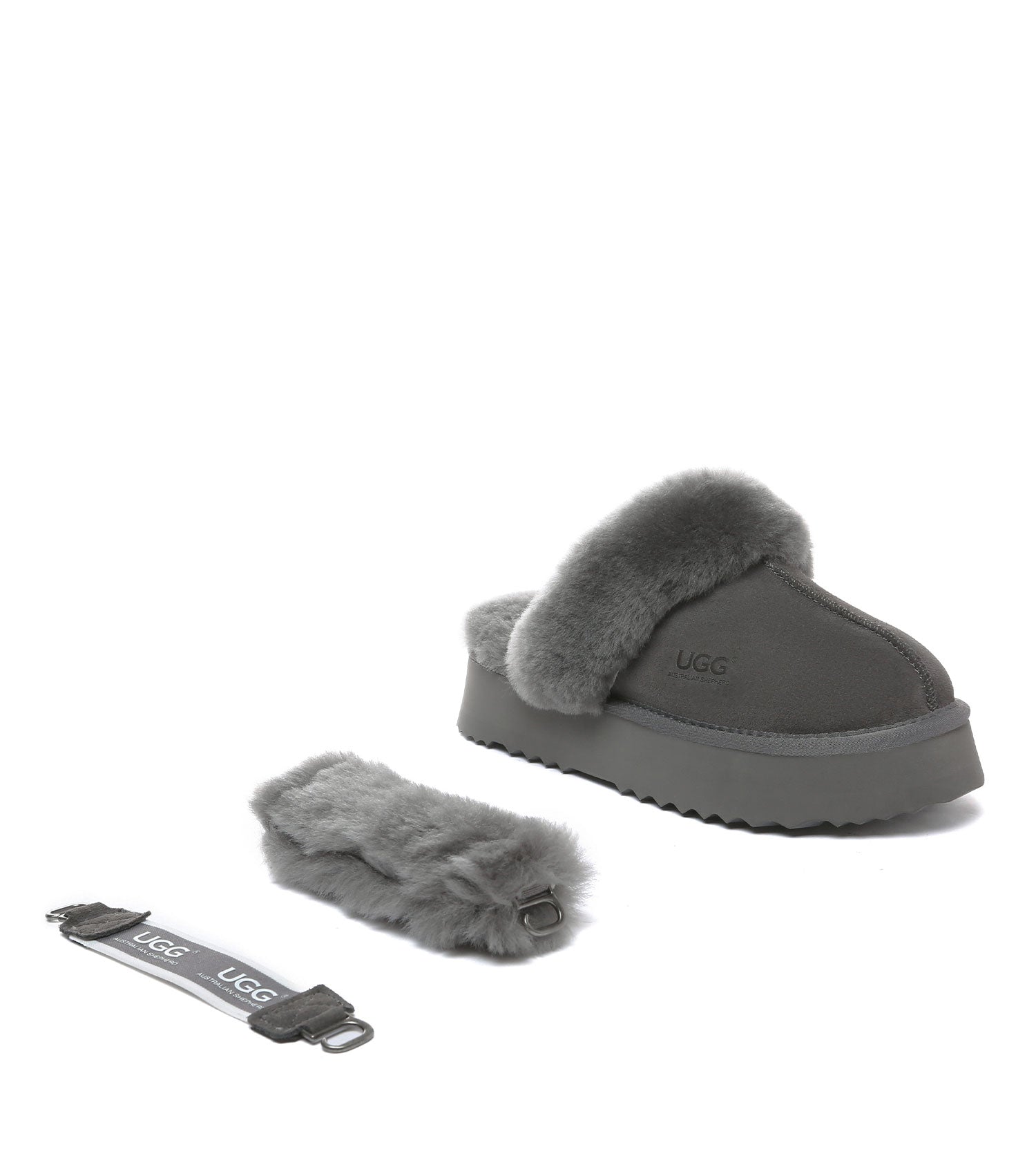Australian Shepherd UGG Musa platform Slippers - AS2077-Slippers-PEROZ Accessories