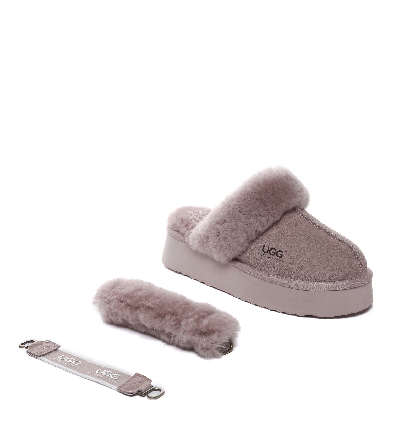 Australian Shepherd UGG Musa platform Slippers - AS2077-Slippers-PEROZ Accessories