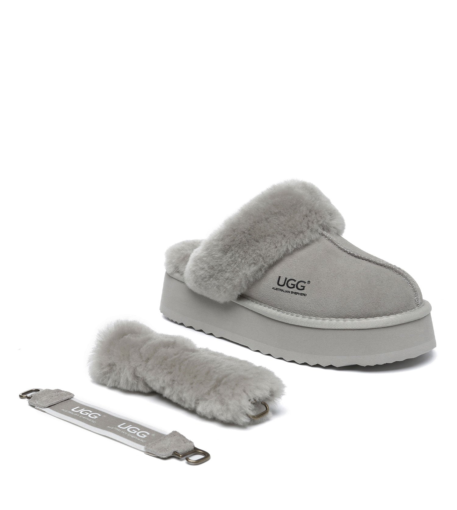 Australian Shepherd UGG Musa platform Slippers - AS2077-Slippers-PEROZ Accessories