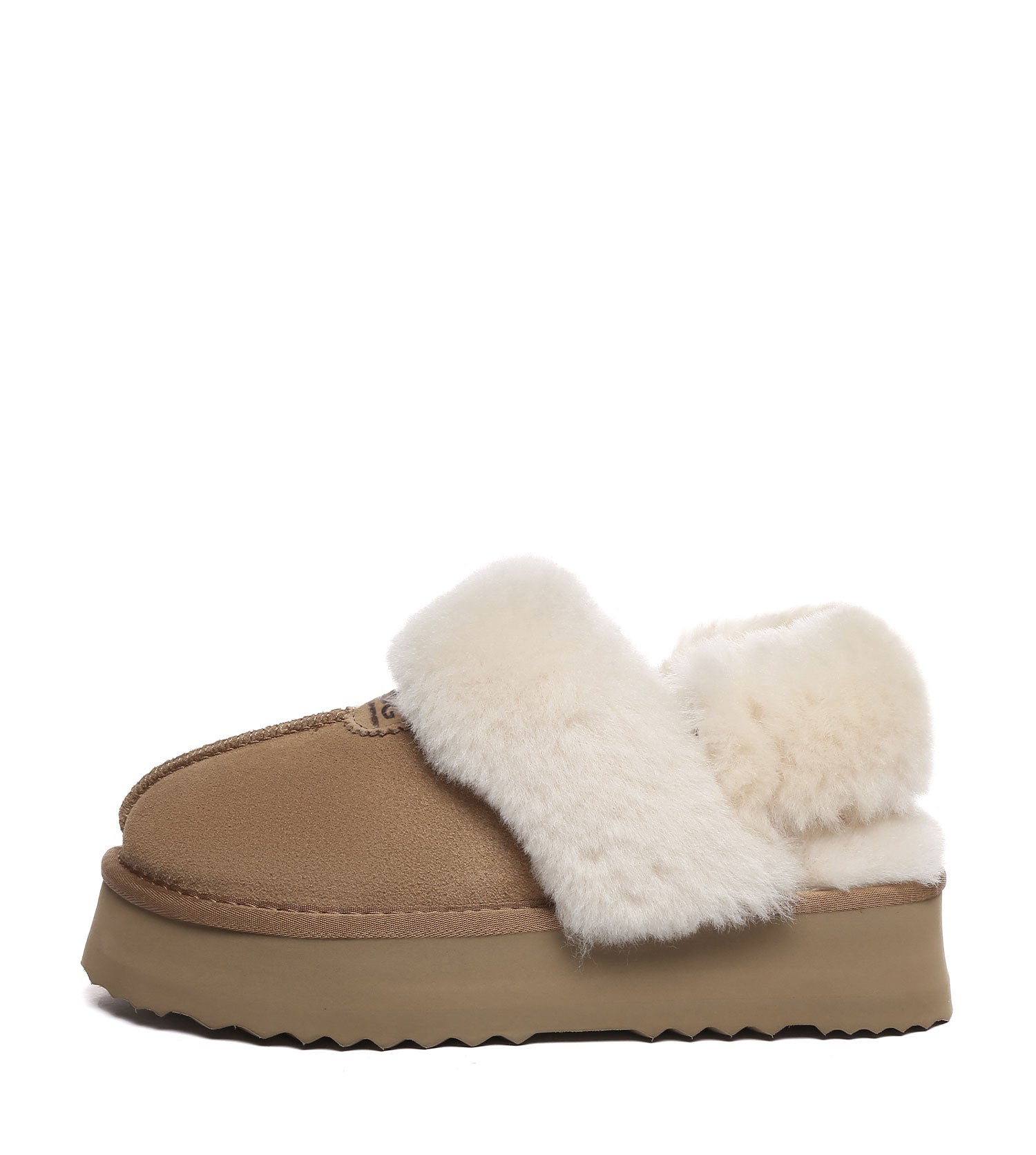 Australian Shepherd UGG Fulla platform Slippers - AS2078-Slippers-PEROZ Accessories