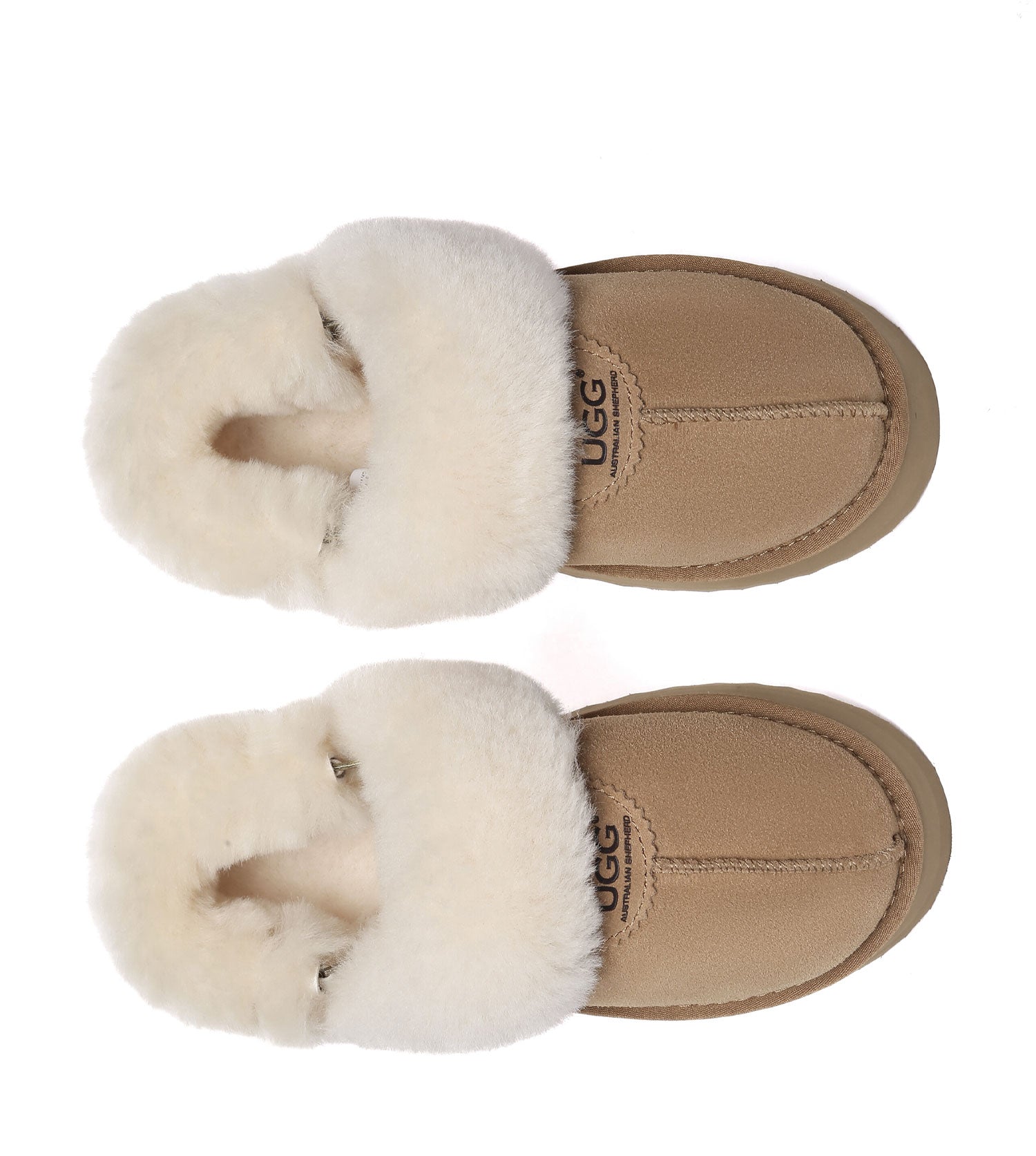 Australian Shepherd UGG Fulla platform Slippers - AS2078-Slippers-PEROZ Accessories