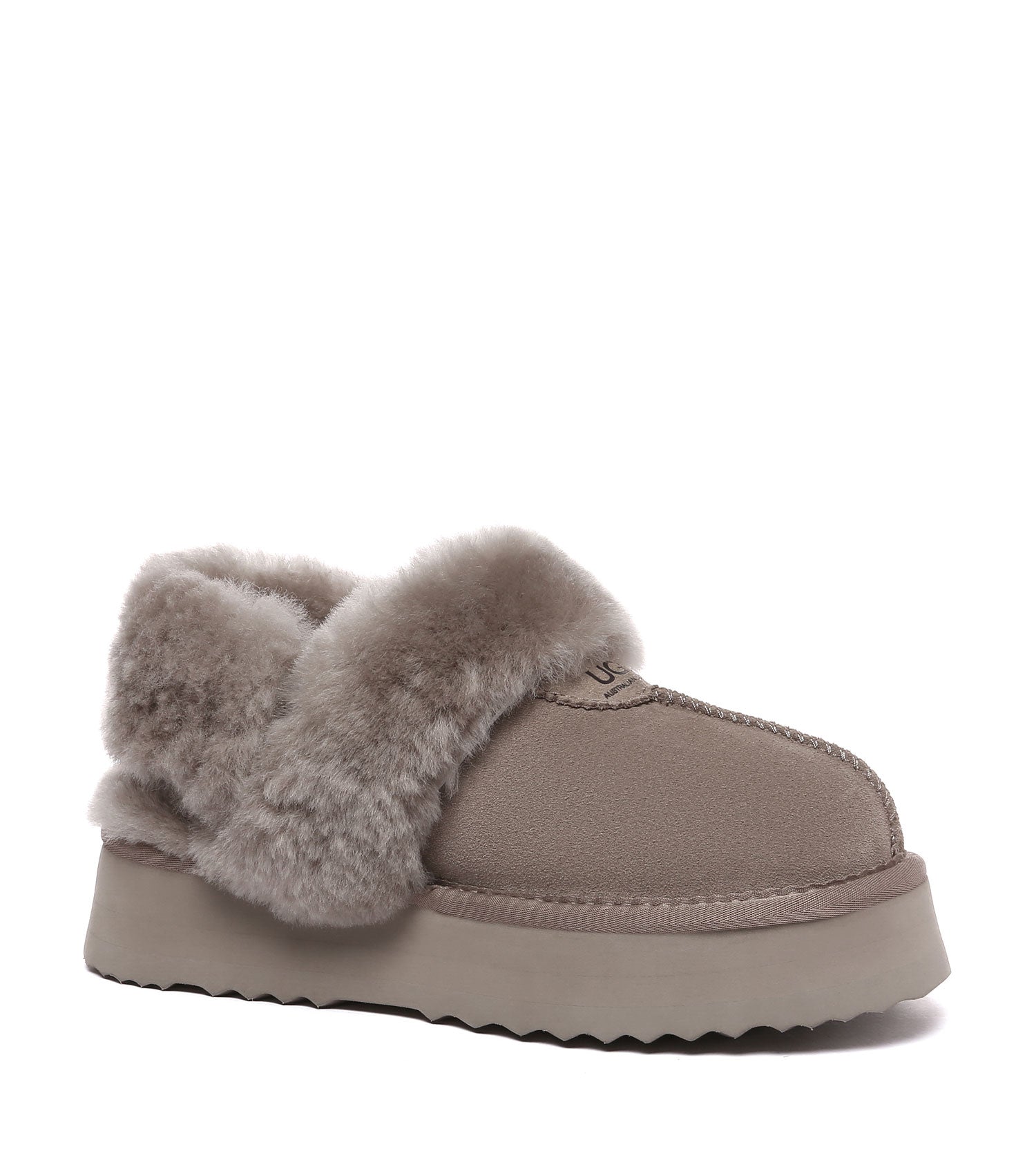 Australian Shepherd UGG Fulla platform Slippers - AS2078-Slippers-PEROZ Accessories