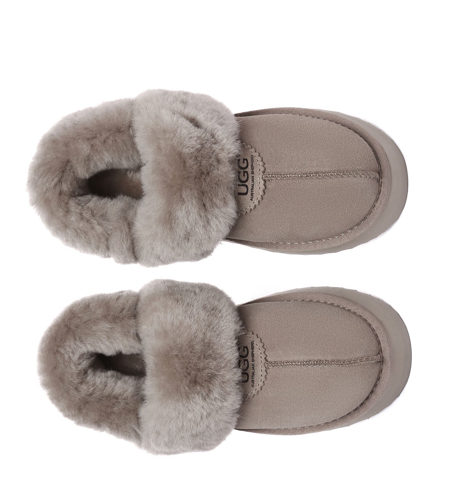 Australian Shepherd UGG Fulla platform Slippers - AS2078-Slippers-PEROZ Accessories
