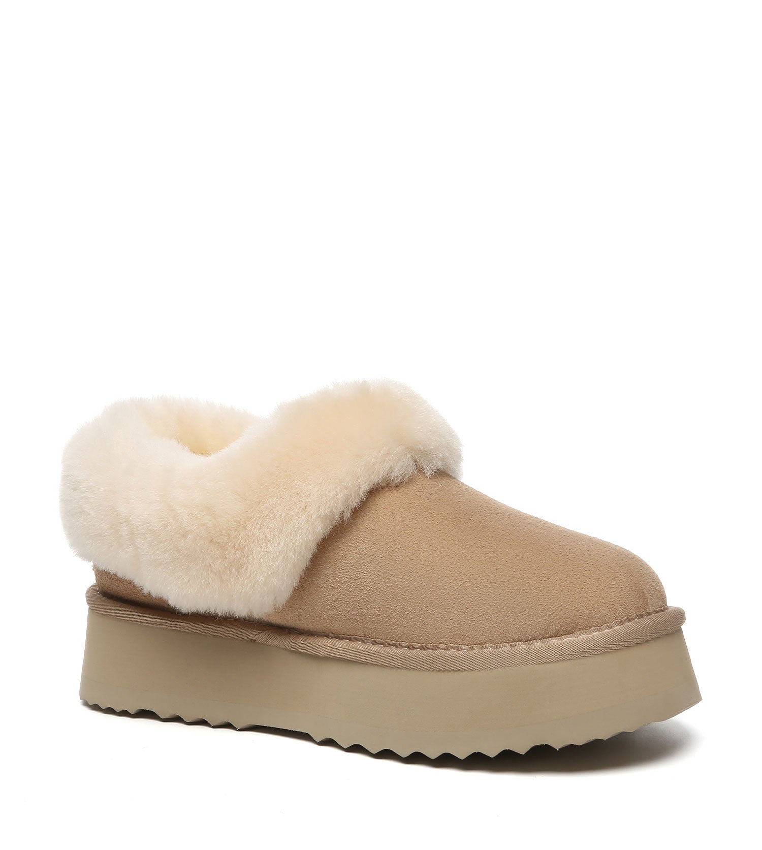 Australian Shepherd UGG Clarrie Platform Slippers - AS2081-Slippers-PEROZ Accessories