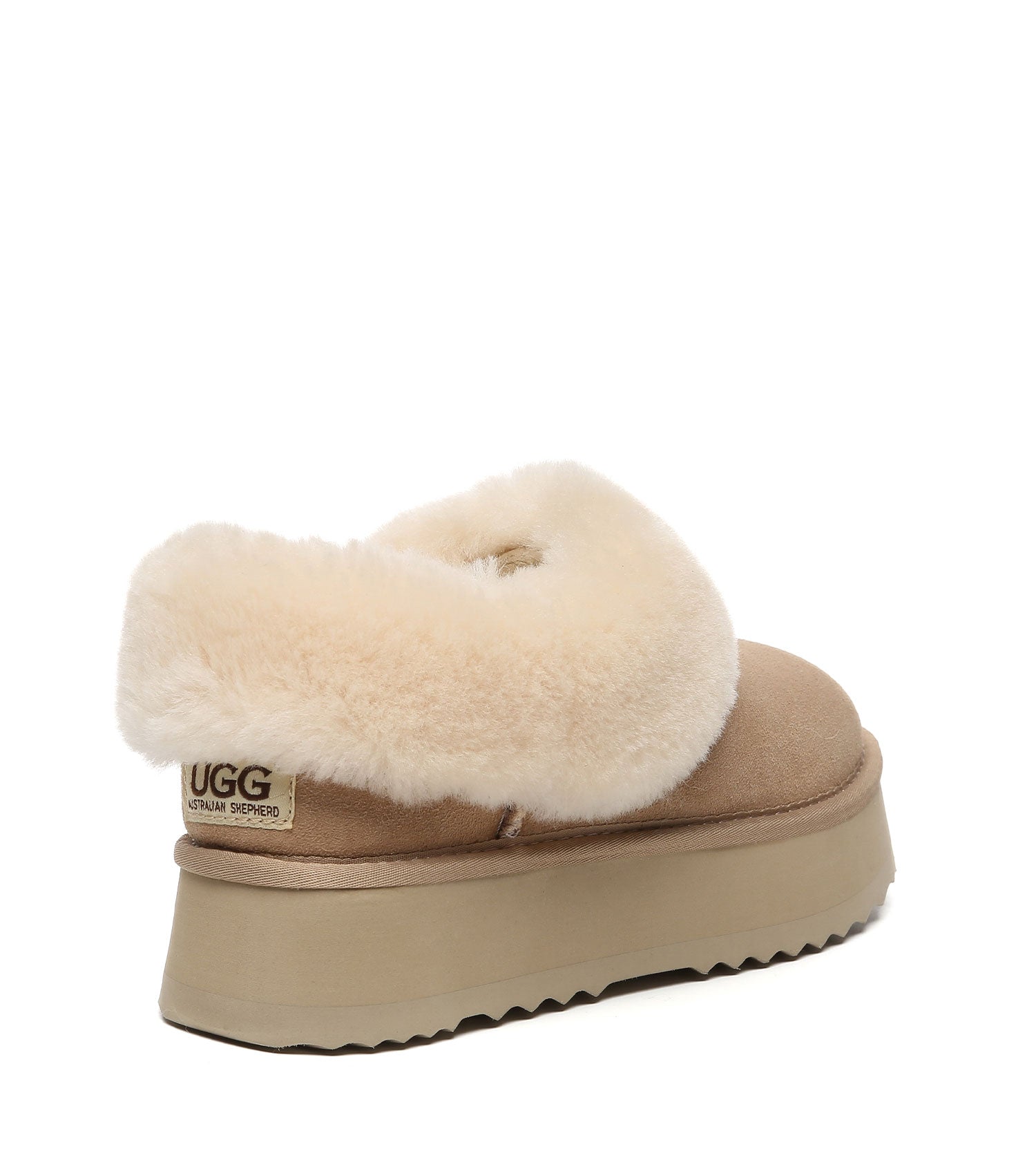 Australian Shepherd UGG Clarrie Platform Slippers - AS2081-Slippers-PEROZ Accessories