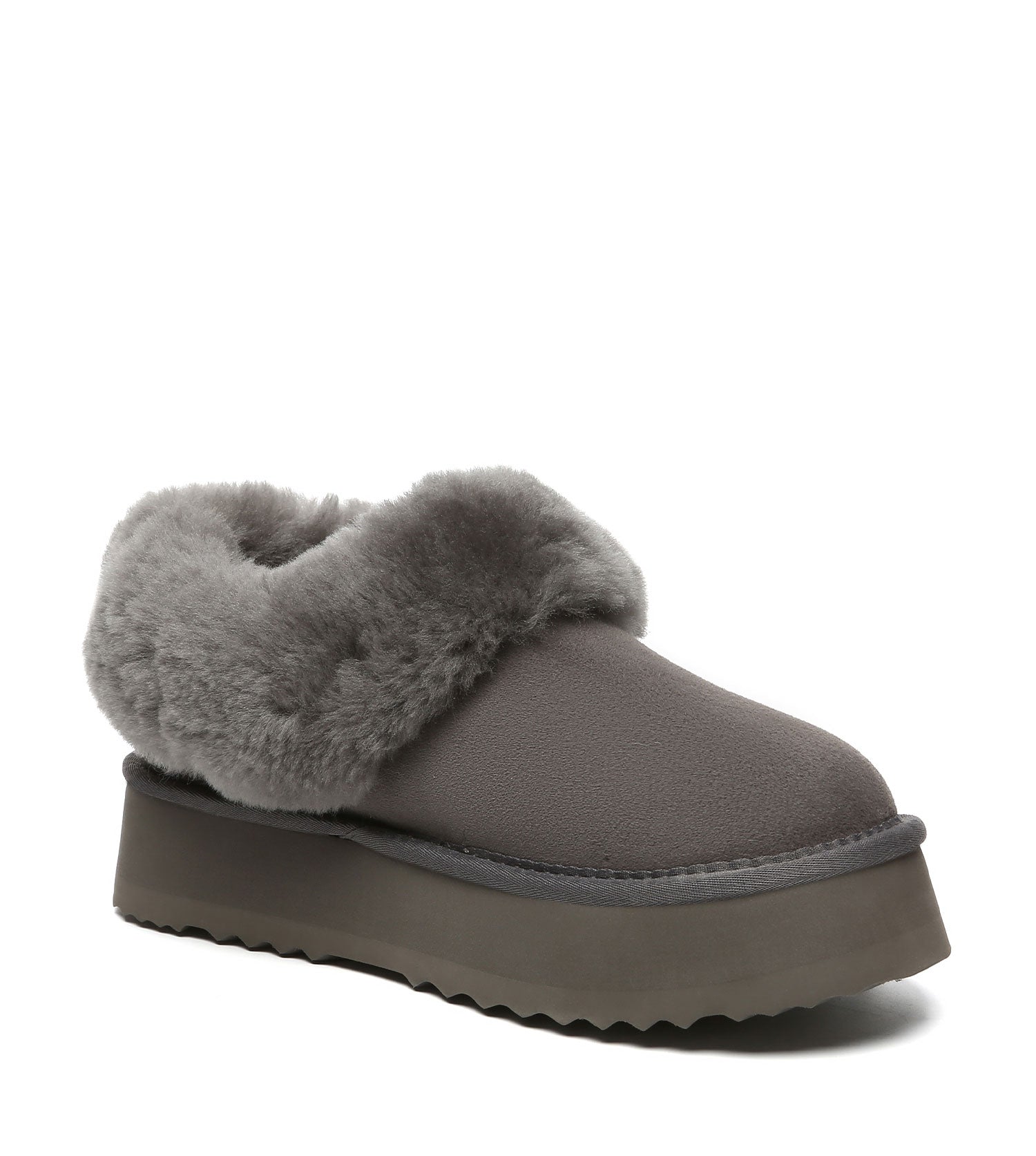 Australian Shepherd UGG Clarrie Platform Slippers - AS2081-Slippers-PEROZ Accessories