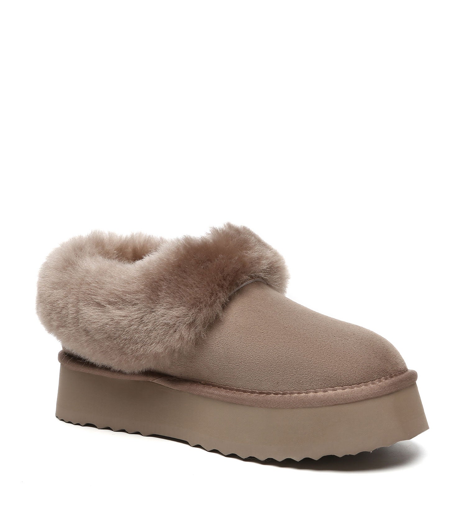 Australian Shepherd UGG Clarrie Platform Slippers - AS2081-Slippers-PEROZ Accessories