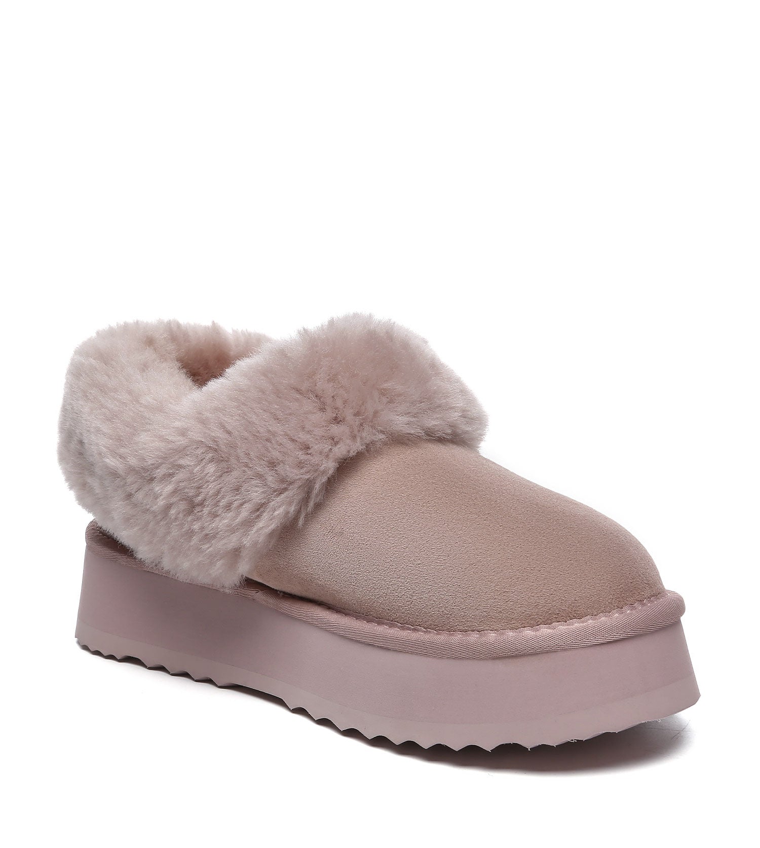 Australian Shepherd UGG Clarrie Platform Slippers - AS2081-Slippers-PEROZ Accessories