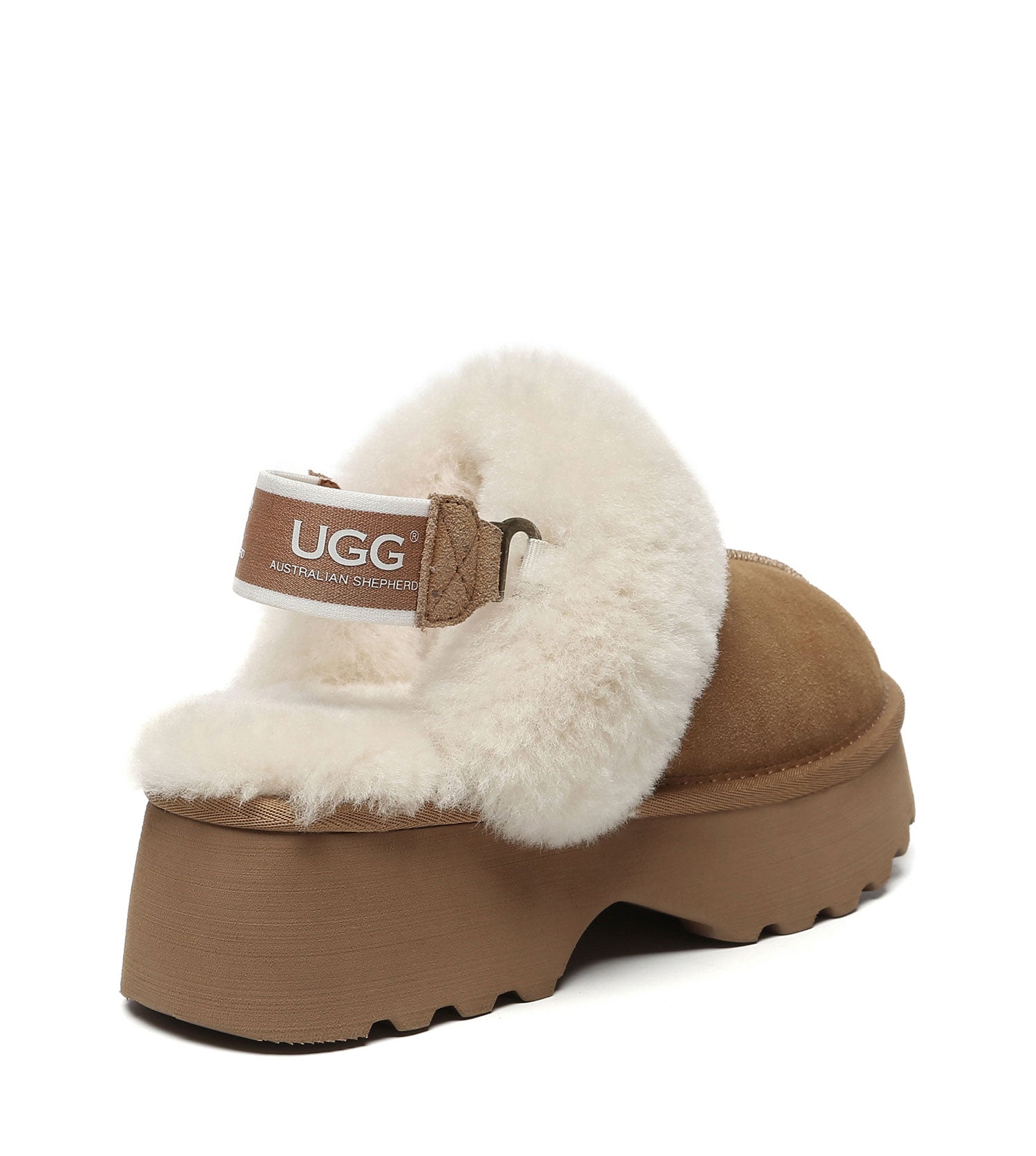 Australian Shepherd UGG Muna Platform Slippers - AS2087-Slippers-PEROZ Accessories
