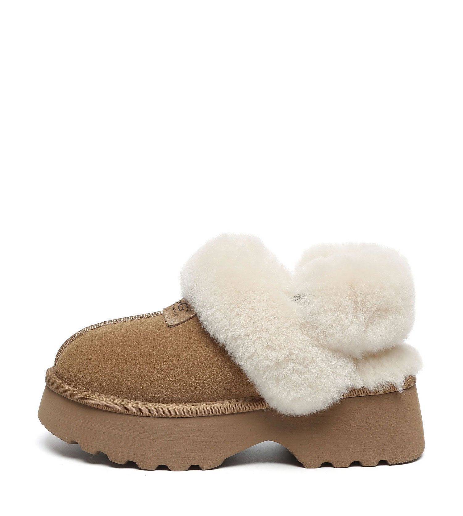 Australian Shepherd UGG Muna Platform Slippers - AS2087-Slippers-PEROZ Accessories