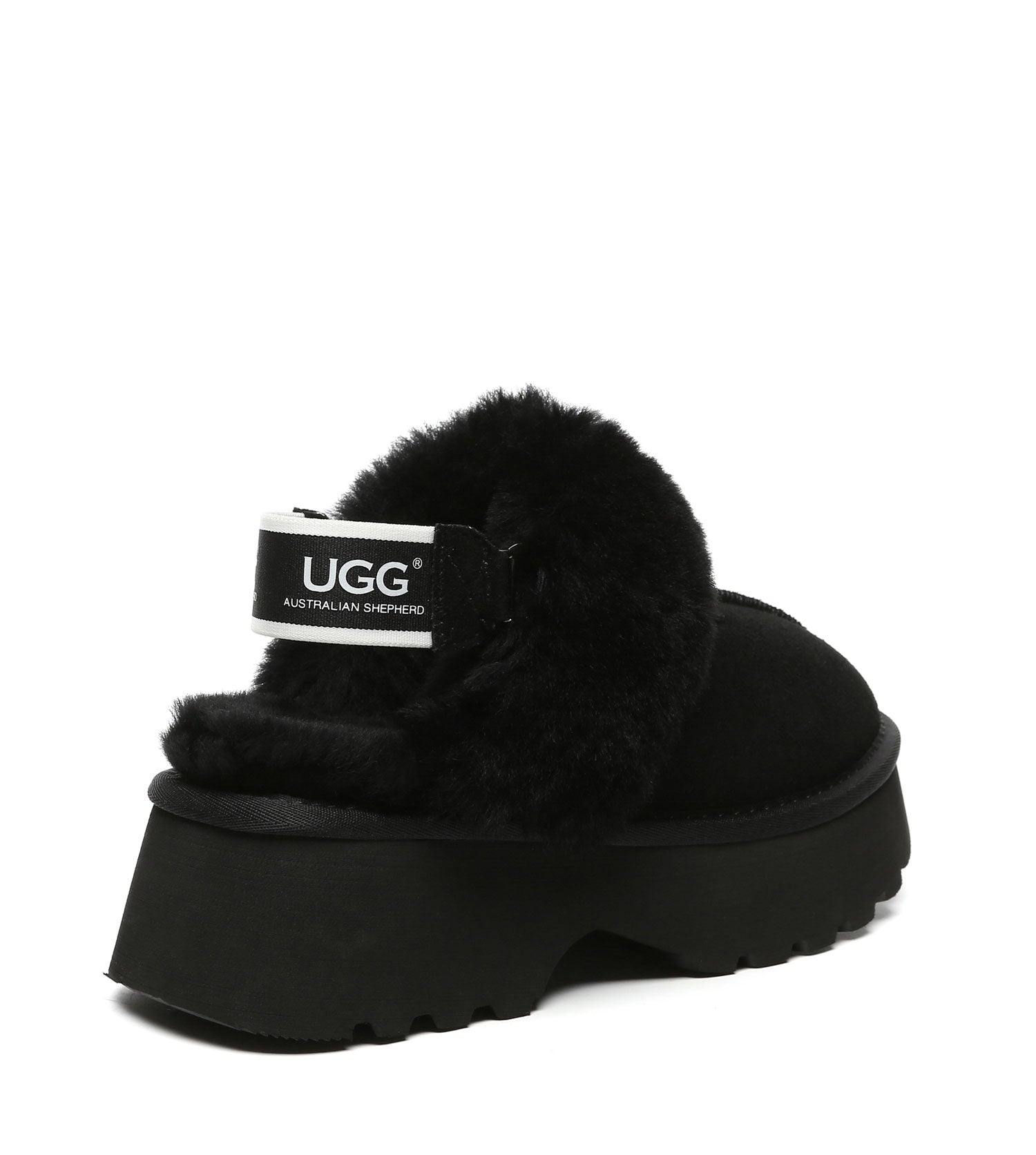 Australian Shepherd UGG Muna Platform Slippers - AS2087-Slippers-PEROZ Accessories