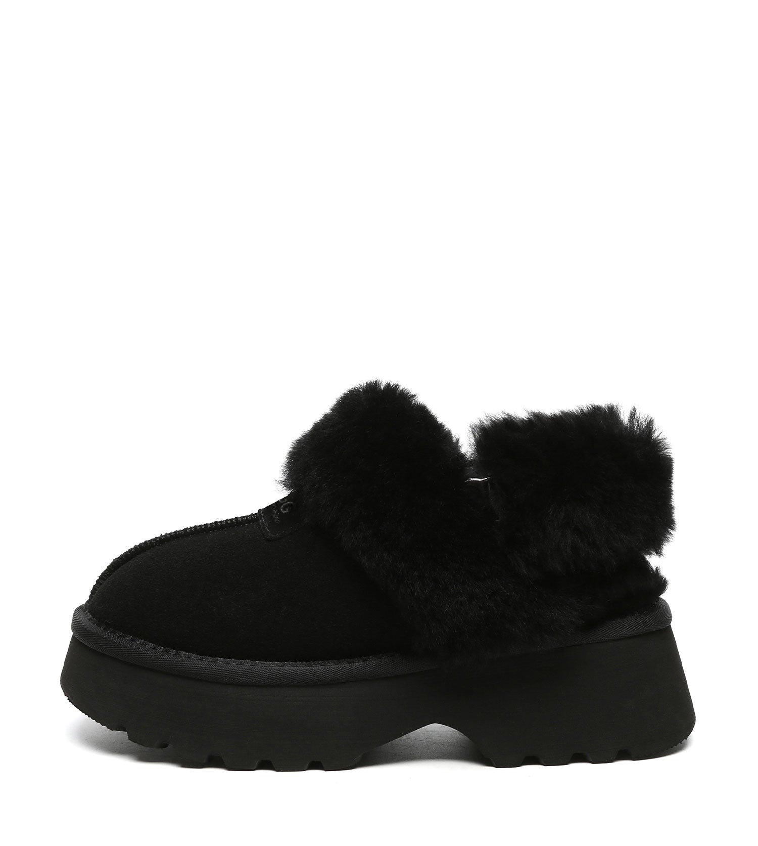 Australian Shepherd UGG Muna Platform Slippers - AS2087-Slippers-PEROZ Accessories