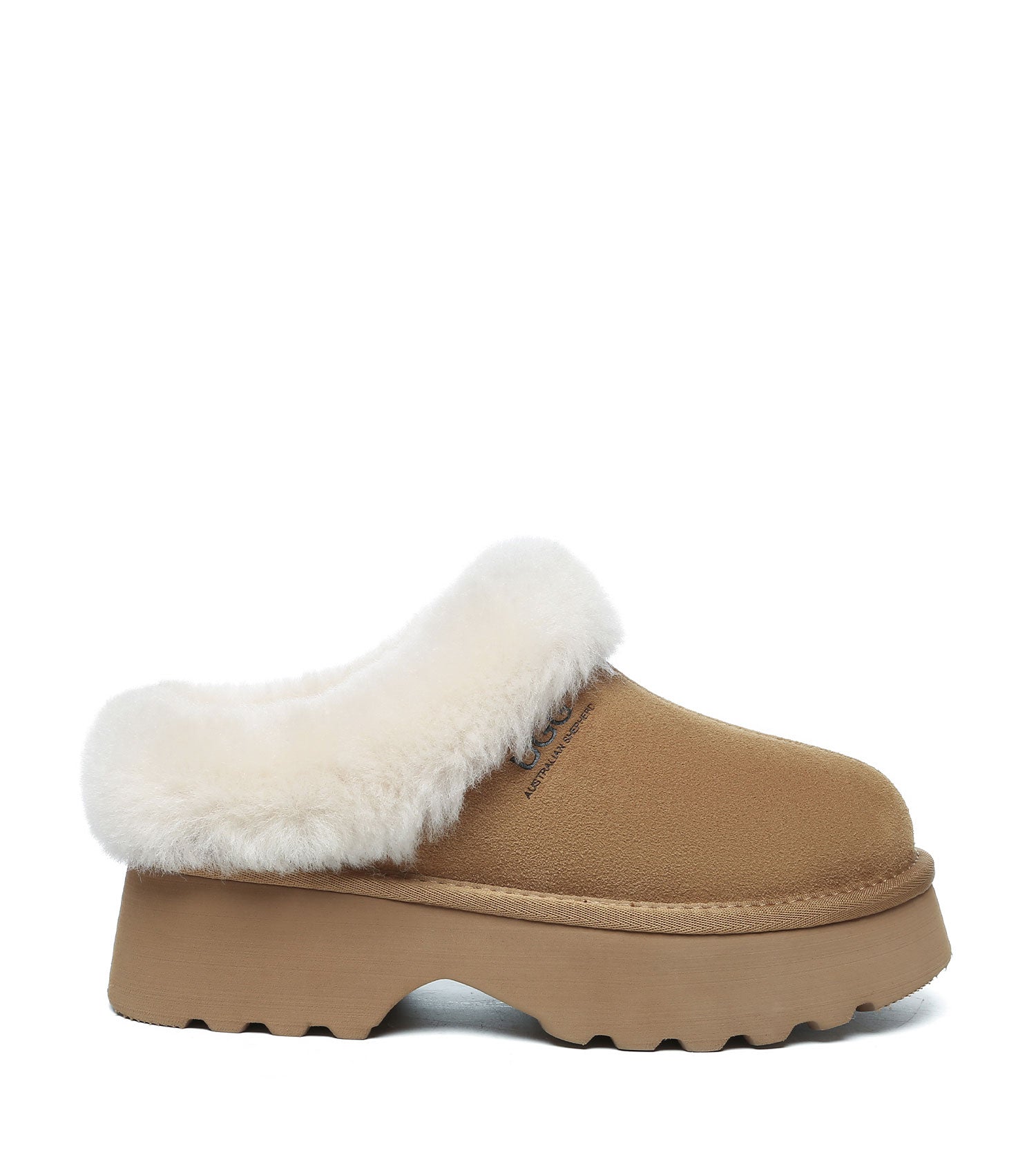 Australian Shepherd UGG Murray Platform Slippers - AS2088-Slippers-PEROZ Accessories