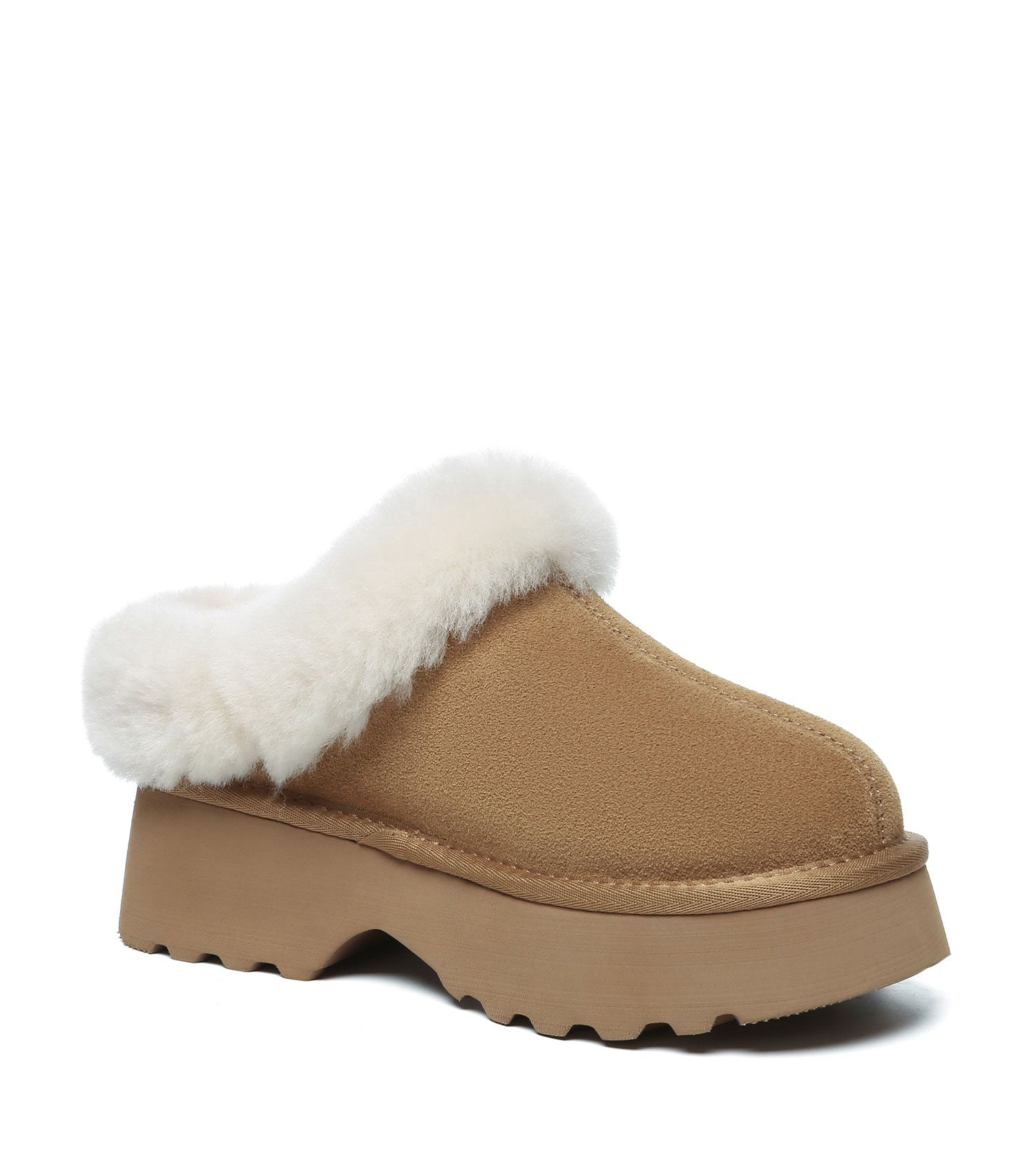 Australian Shepherd UGG Murray Platform Slippers - AS2088-Slippers-PEROZ Accessories