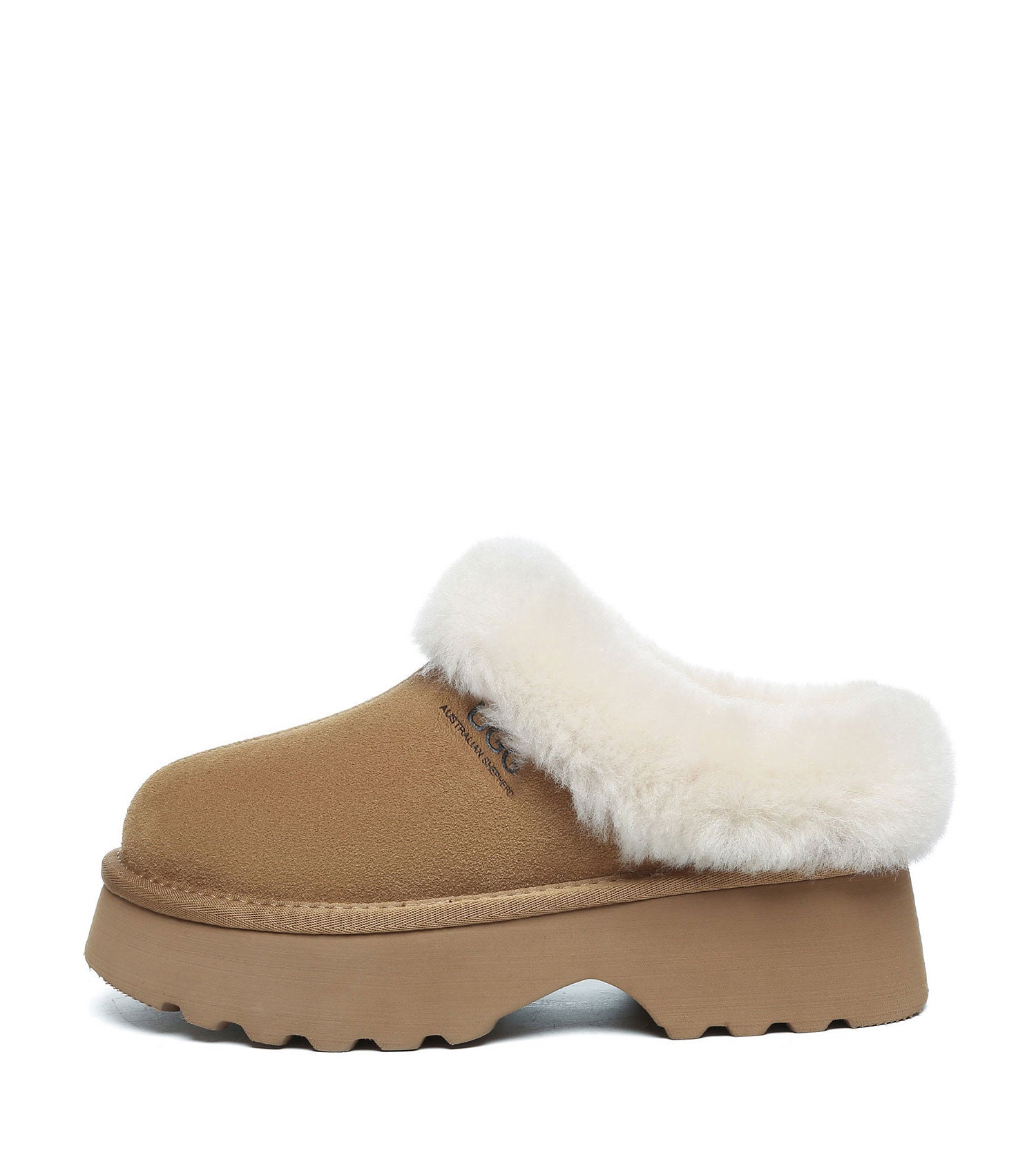 Australian Shepherd UGG Murray Platform Slippers - AS2088-Slippers-PEROZ Accessories
