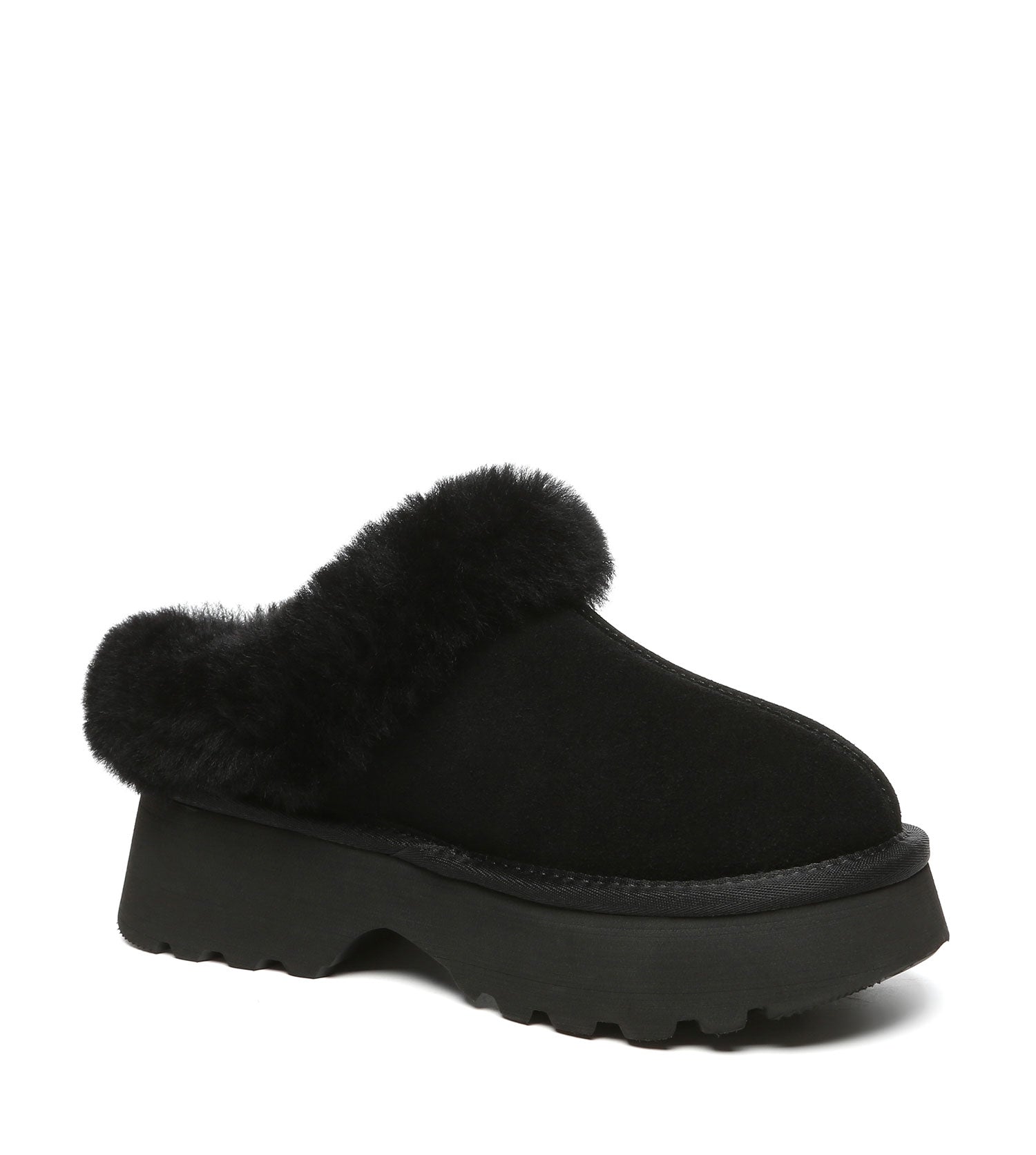 Australian Shepherd UGG Murray Platform Slippers - AS2088-Slippers-PEROZ Accessories