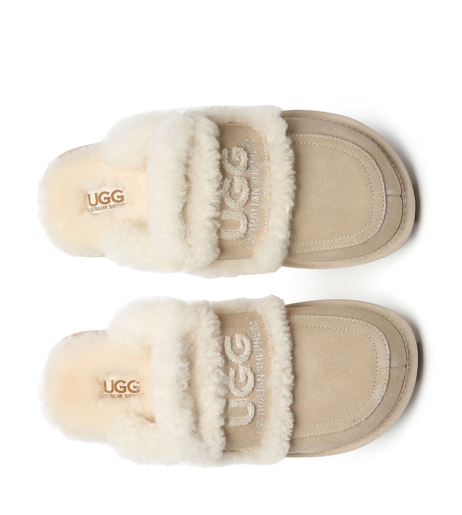 Australian Shepherd UGG Rilee Slippers - AS2089-Slippers-PEROZ Accessories