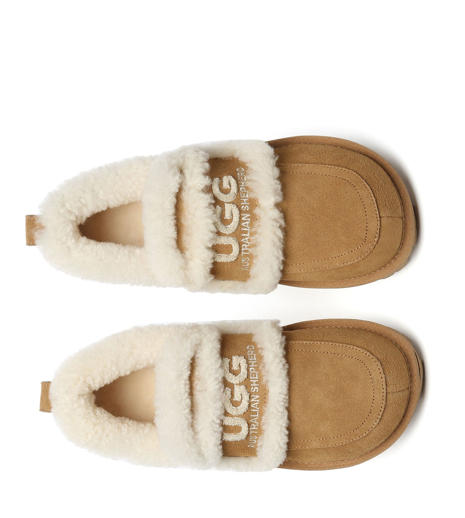 Australian Shepherd UGG Rilee Loafer House Shoes - AS2091-House Shoes-PEROZ Accessories