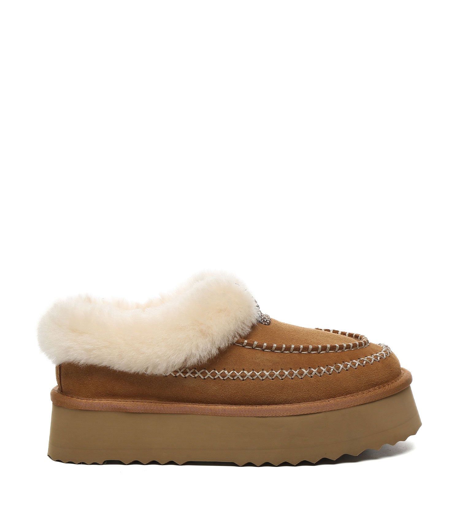 Australian Shepherd UGG Santana Platform Slippers - AS2093-Slippers-PEROZ Accessories