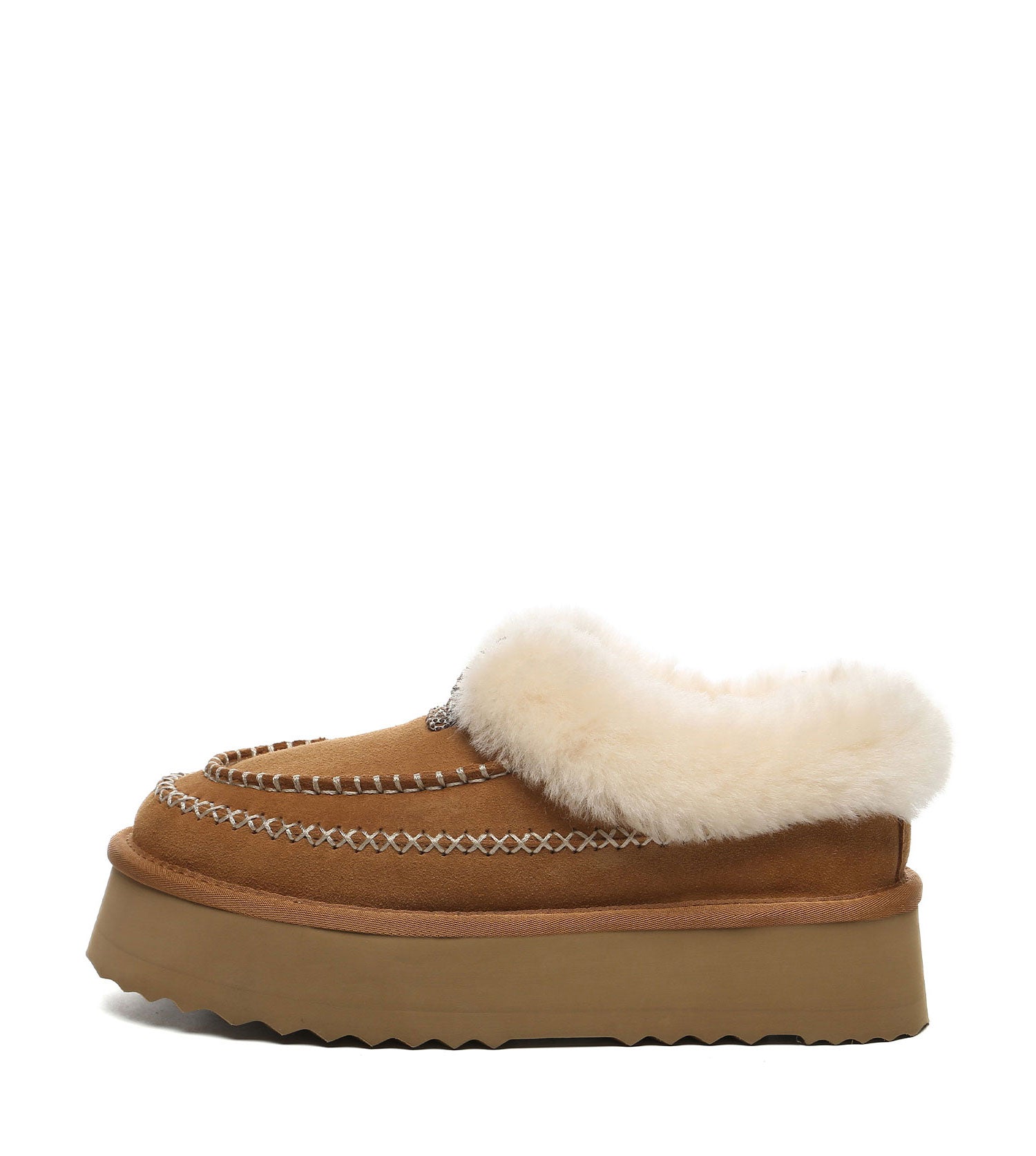 Australian Shepherd UGG Santana Platform Slippers - AS2093-Slippers-PEROZ Accessories