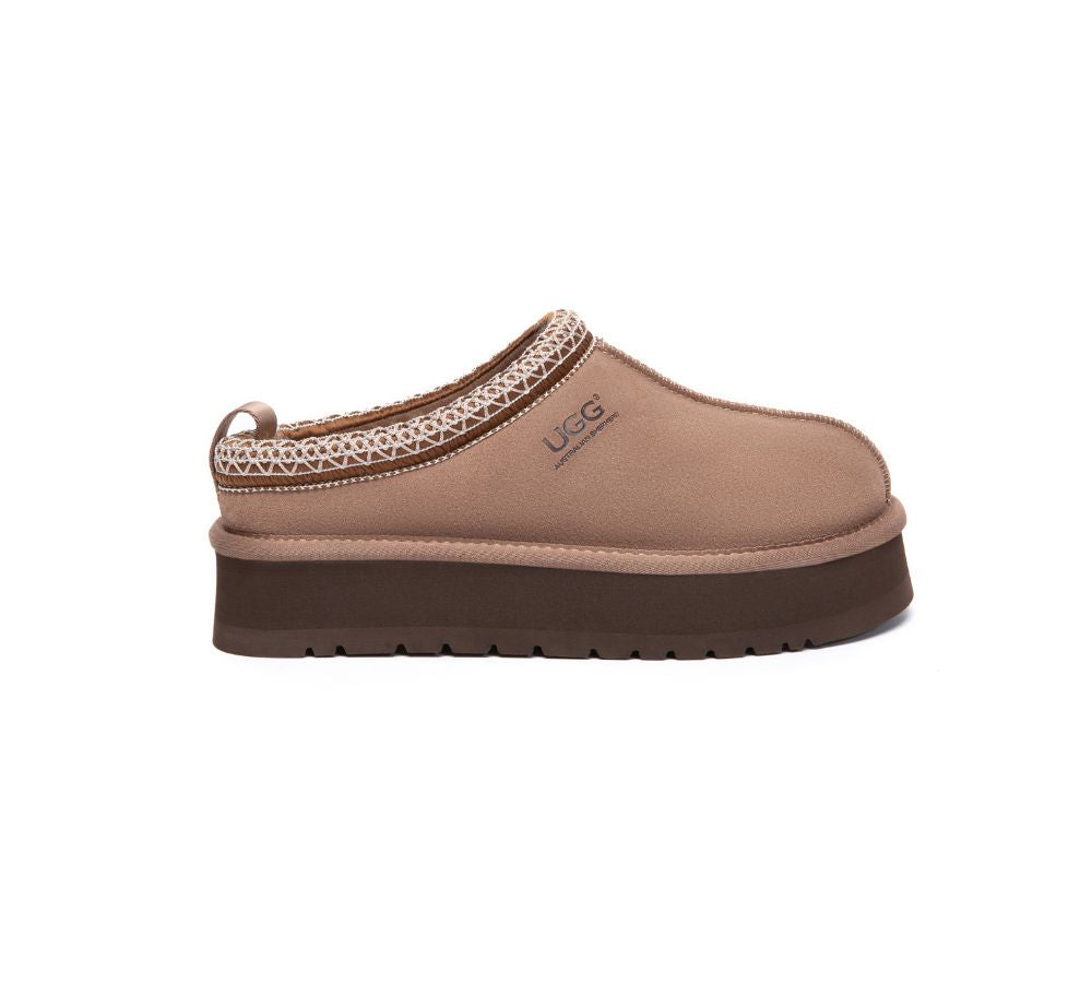 AUSTRALIAN SHEPHERD UGG Slippers Muti-Colour Ankle Platform Tazzy Tay-UGG Slippers-PEROZ Accessories