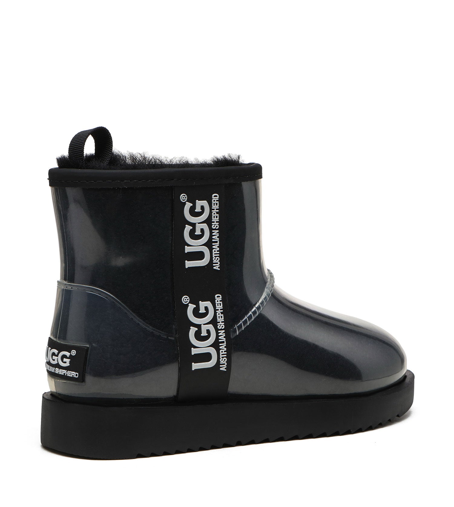 Australian Shepherd UGG Boots Clear Waterproof and Shearling Women Coated Classic-Boots-PEROZ Accessories