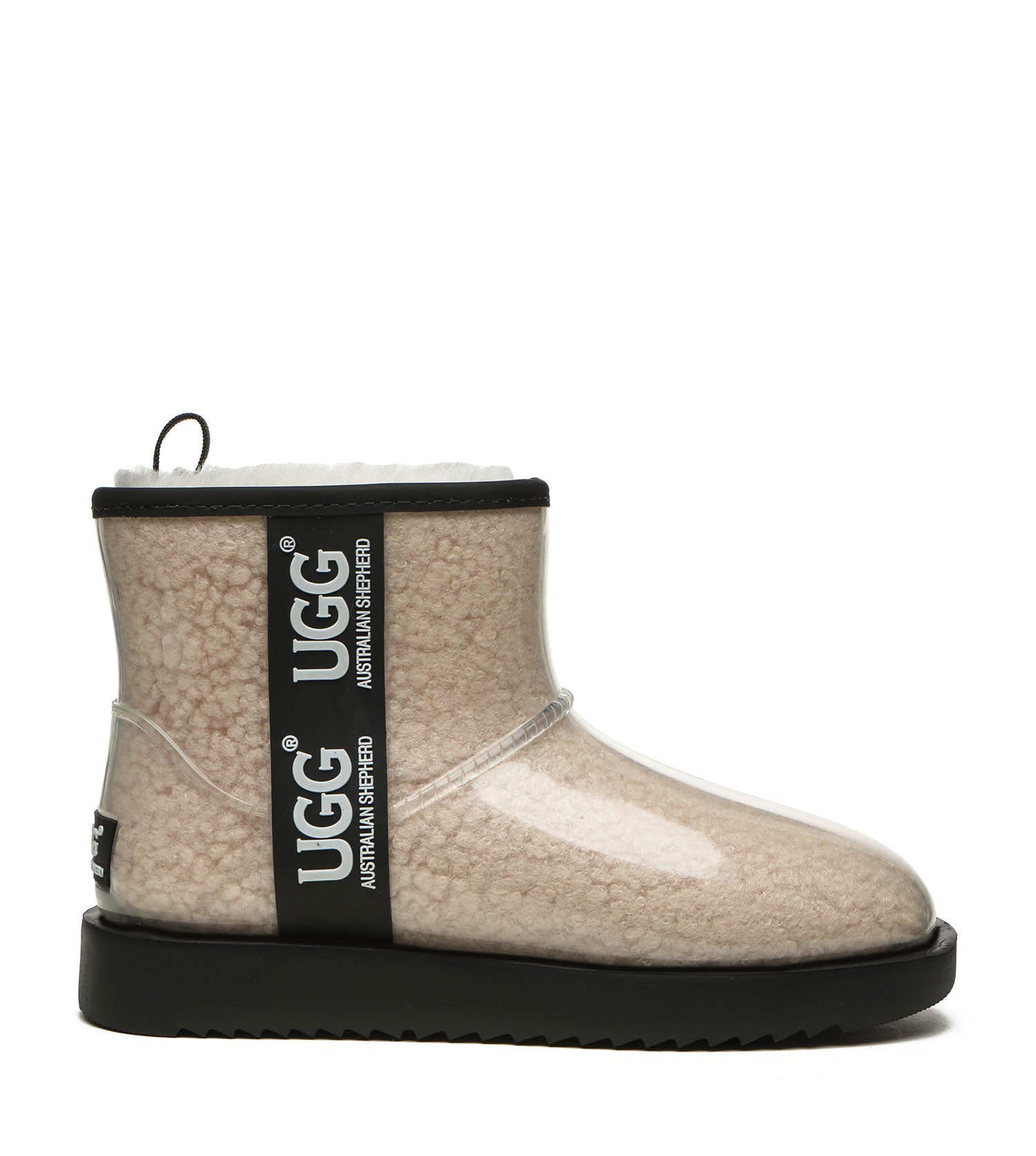 Australian Shepherd UGG Boots Clear Waterproof and Shearling Women Coated Classic-Boots-PEROZ Accessories