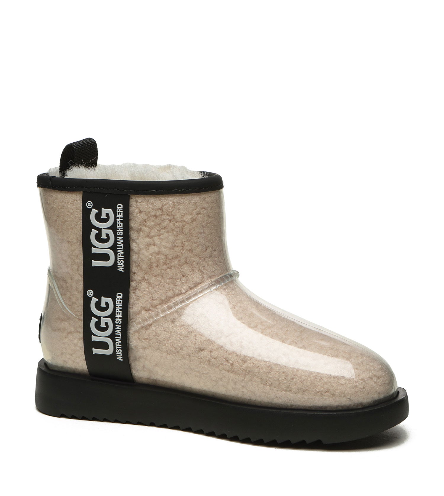 Australian Shepherd UGG Boots Clear Waterproof and Shearling Women Coated Classic-Boots-PEROZ Accessories