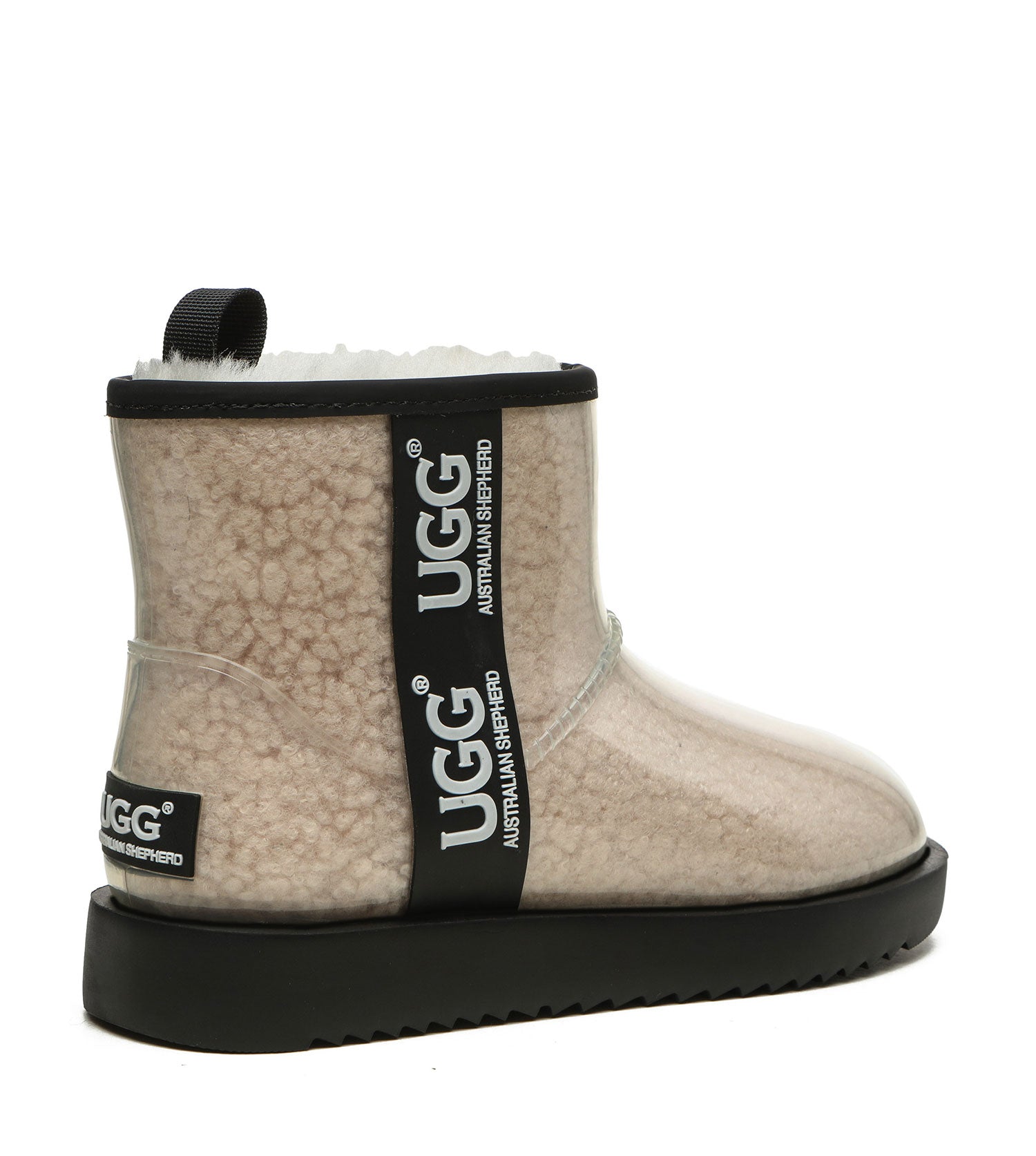Australian Shepherd UGG Boots Clear Waterproof and Shearling Women Coated Classic-Boots-PEROZ Accessories