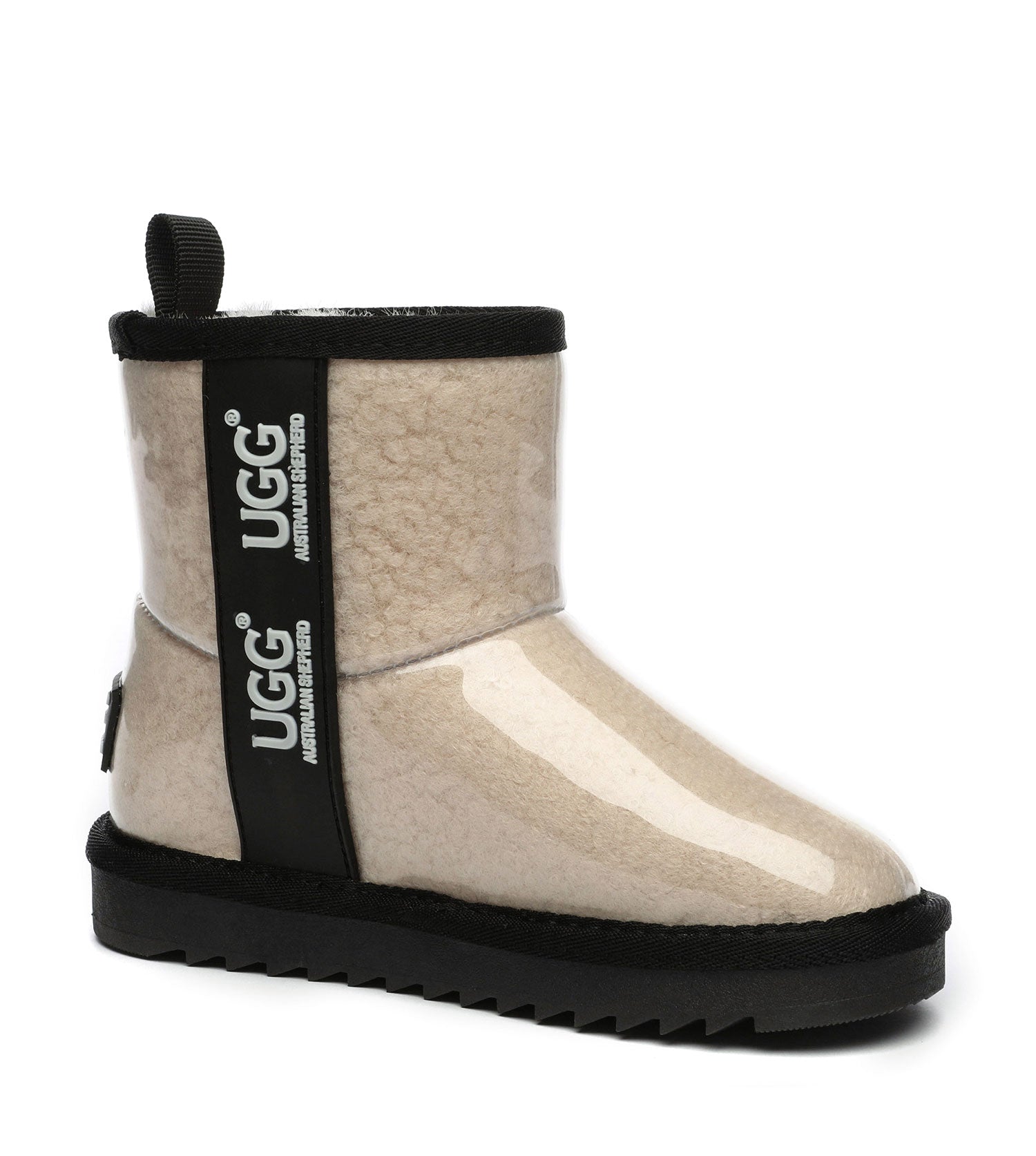 Australian Shepherd Kids Coated Classic UGG Boots - AS3032K-Boots-PEROZ Accessories