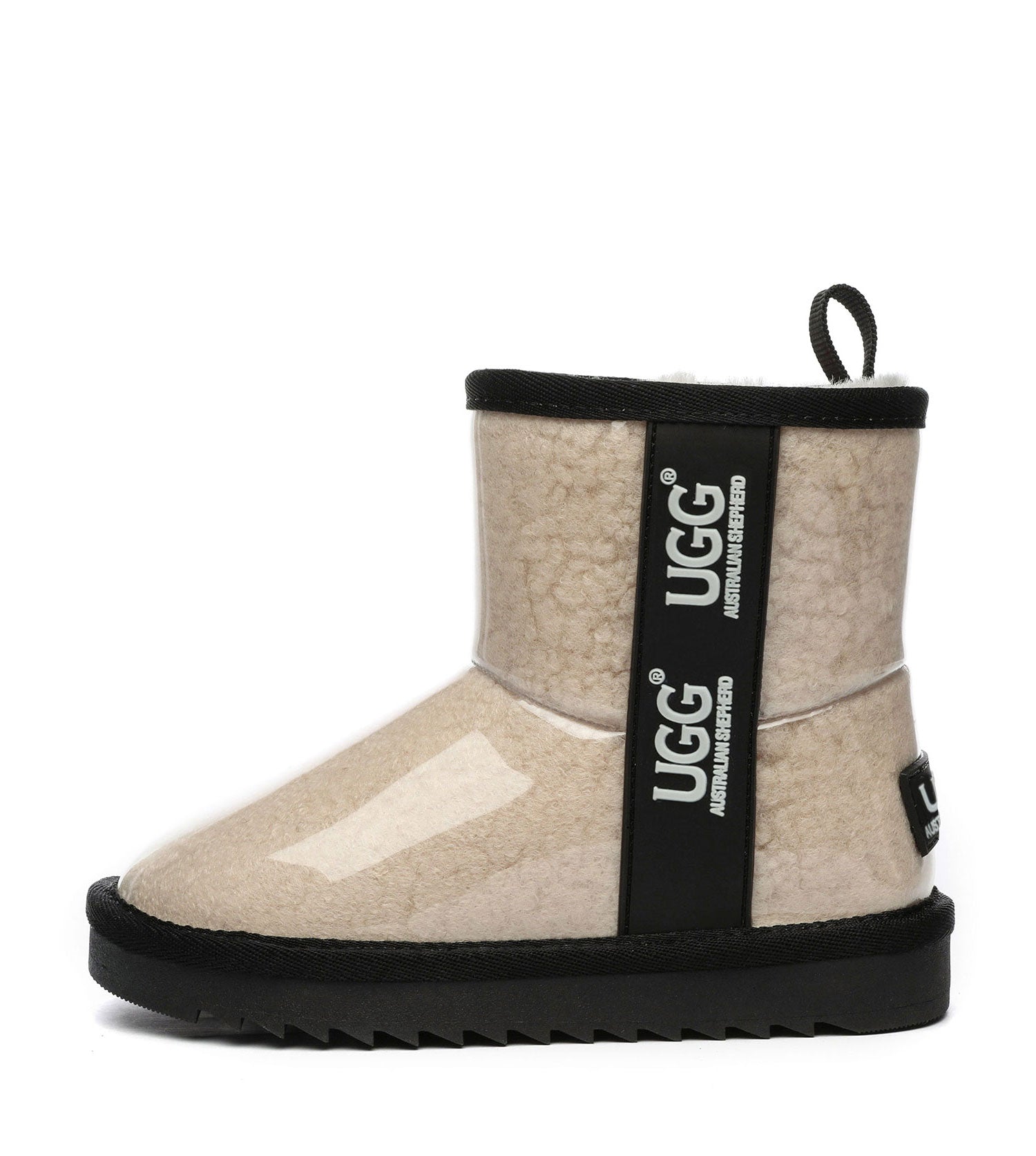 Australian Shepherd Kids Coated Classic UGG Boots - AS3032K-Boots-PEROZ Accessories