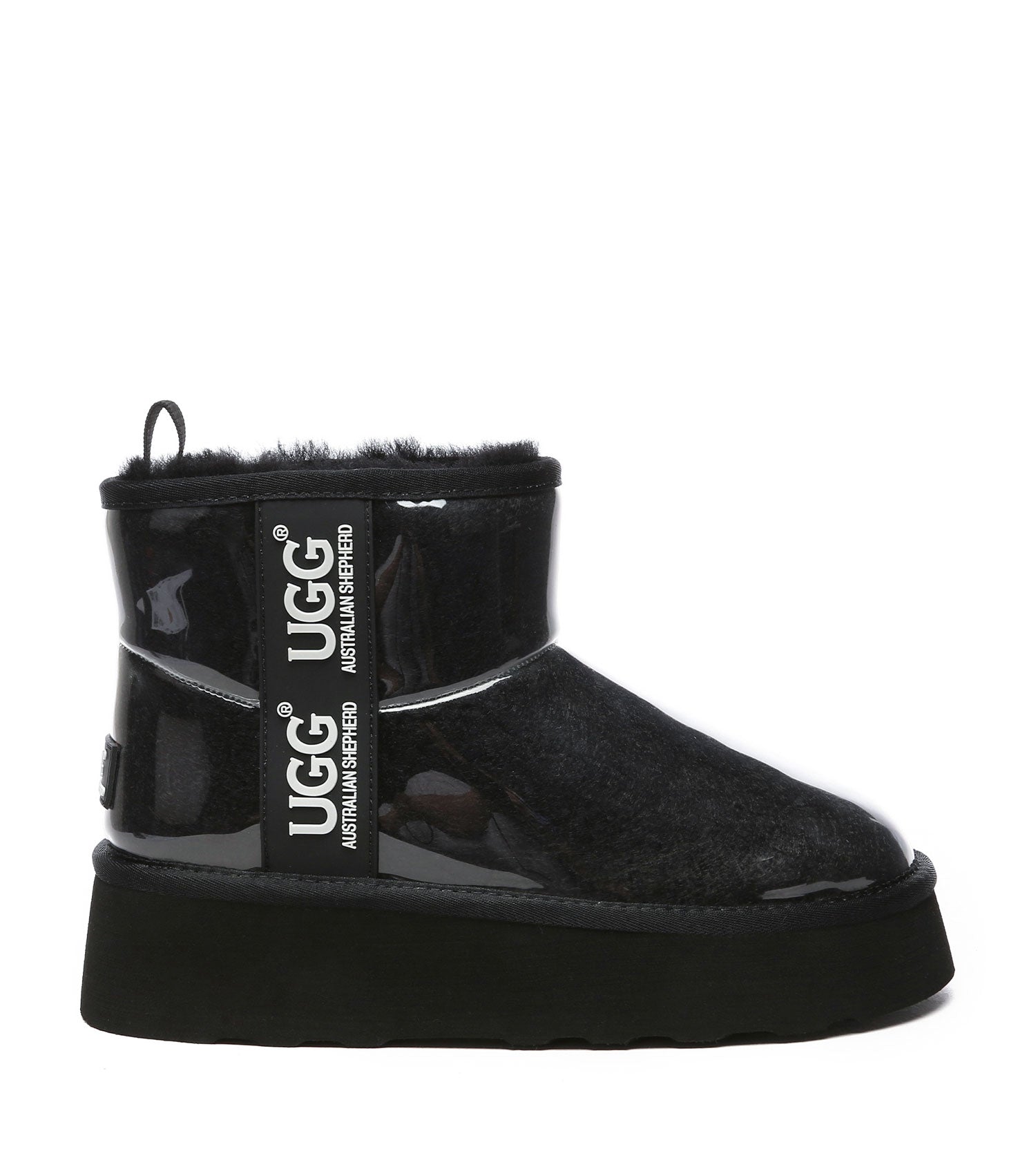 Australian Shepherd UGG Coated Classic Platform UGG Boots - AS3042-UGG Boots-PEROZ Accessories