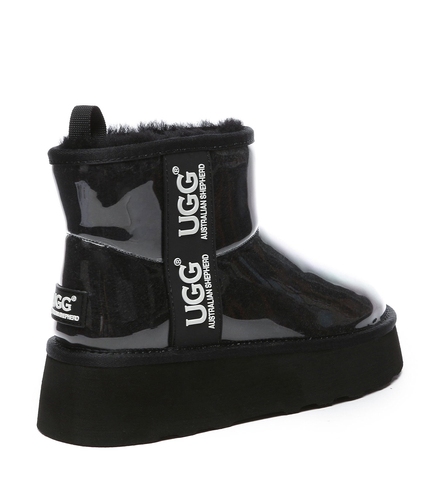 Australian Shepherd UGG Coated Classic Platform UGG Boots - AS3042-UGG Boots-PEROZ Accessories