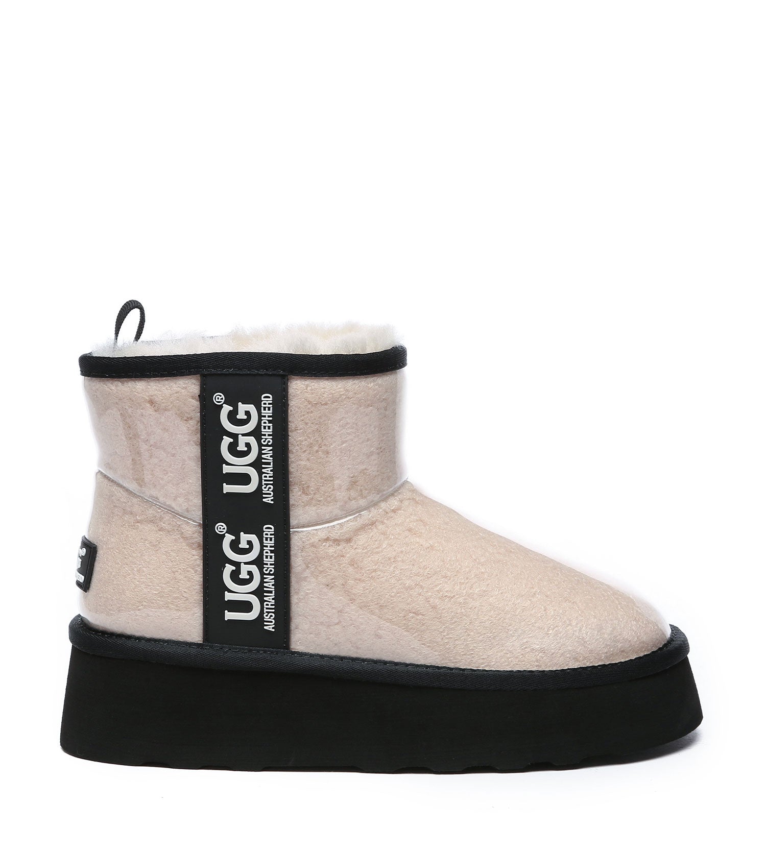 Australian Shepherd UGG Coated Classic Platform UGG Boots - AS3042-UGG Boots-PEROZ Accessories