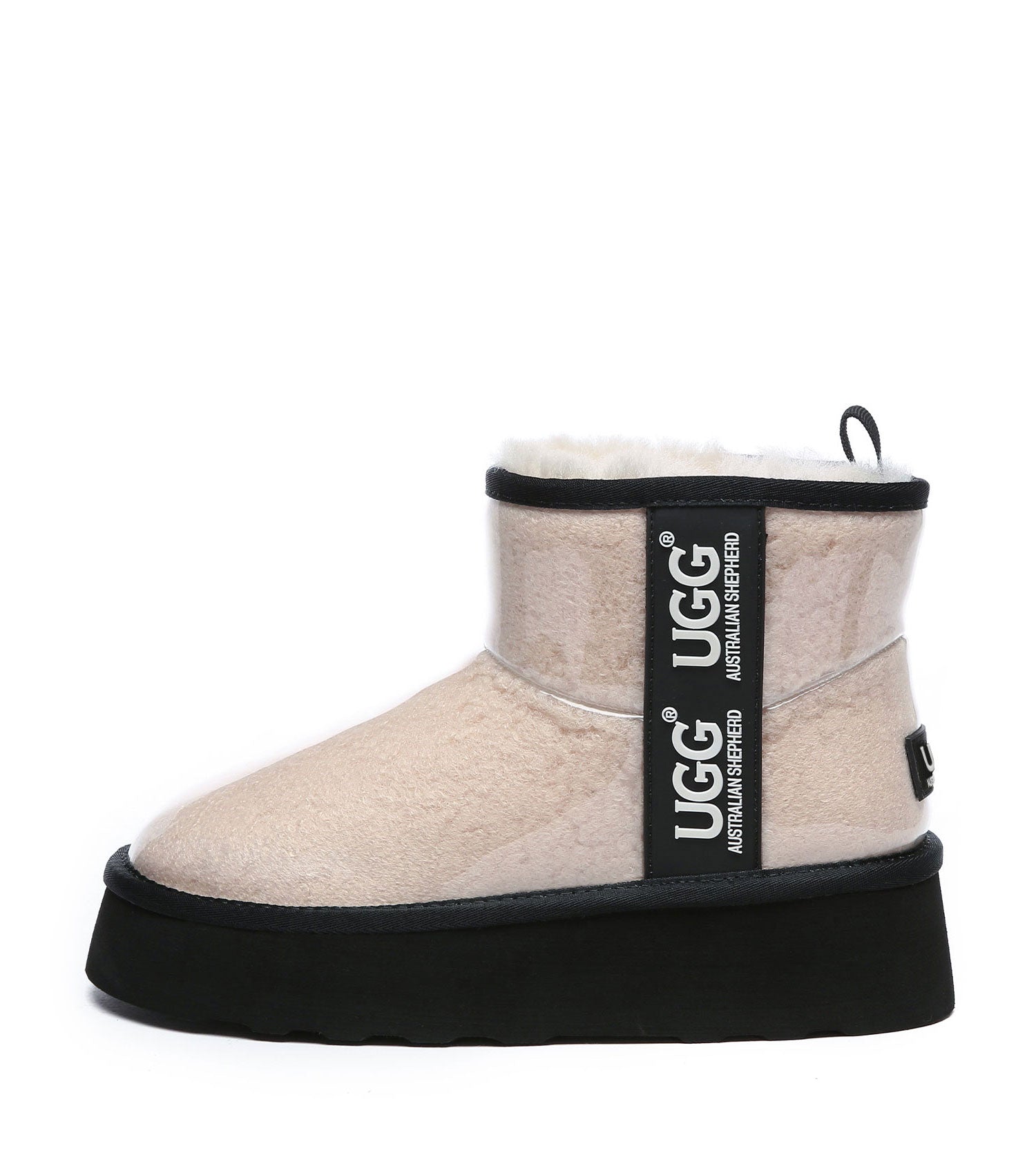 Australian Shepherd UGG Coated Classic Platform UGG Boots - AS3042-UGG Boots-PEROZ Accessories