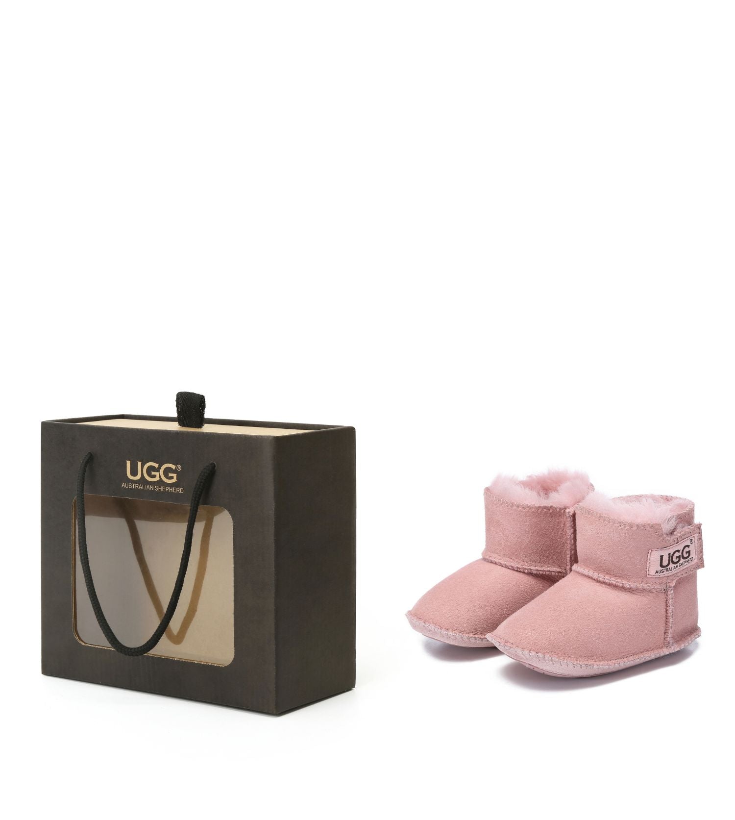 AUSTRALIAN SHEPHERD® Australian Sheepskin UGG Baby Bootie Gift Box Eliana-UGG Boots-PEROZ Accessories