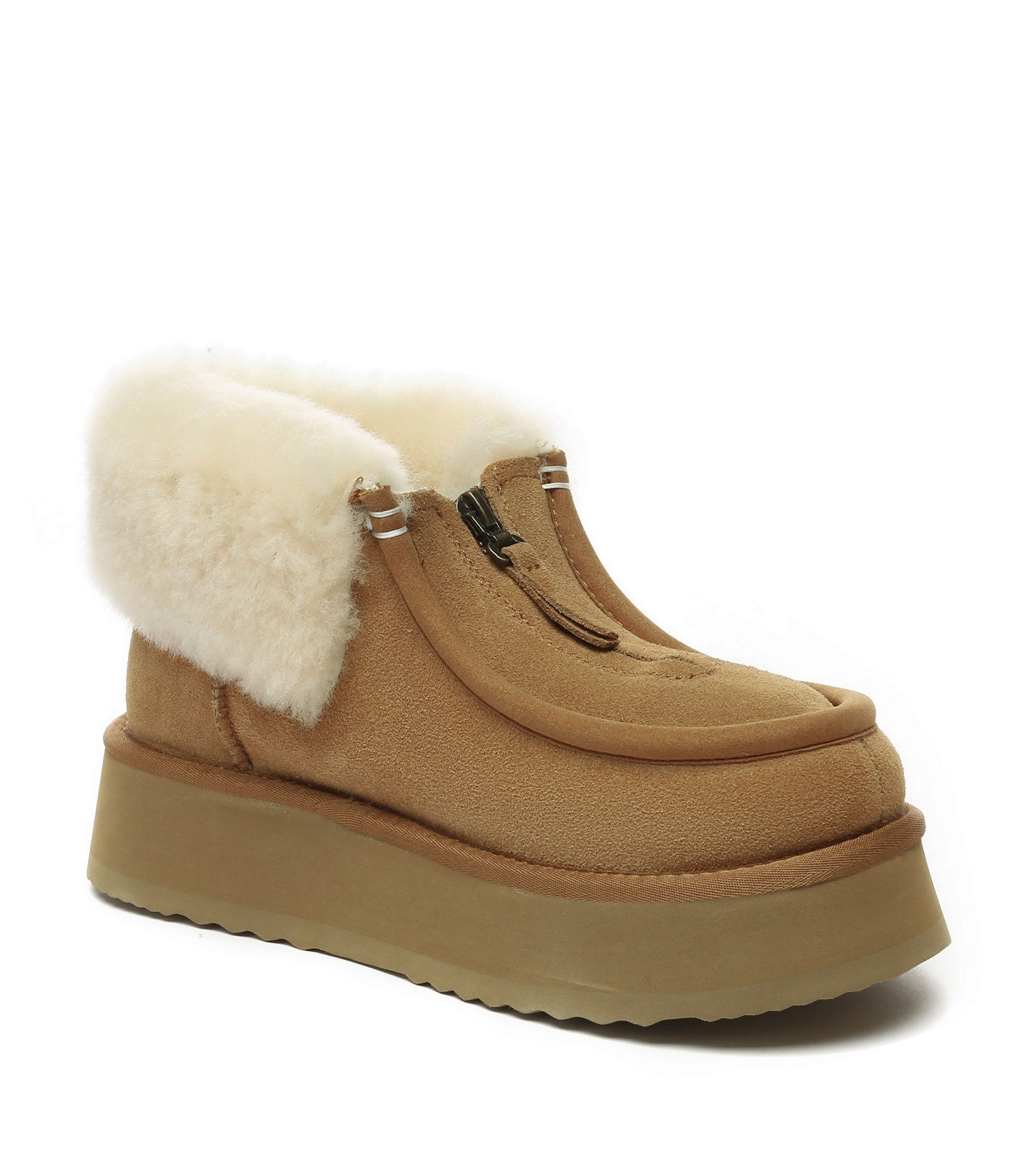 Australian Shepherd UGG Zip Platform UGG Boots - AS3062-UGG Boots-PEROZ Accessories