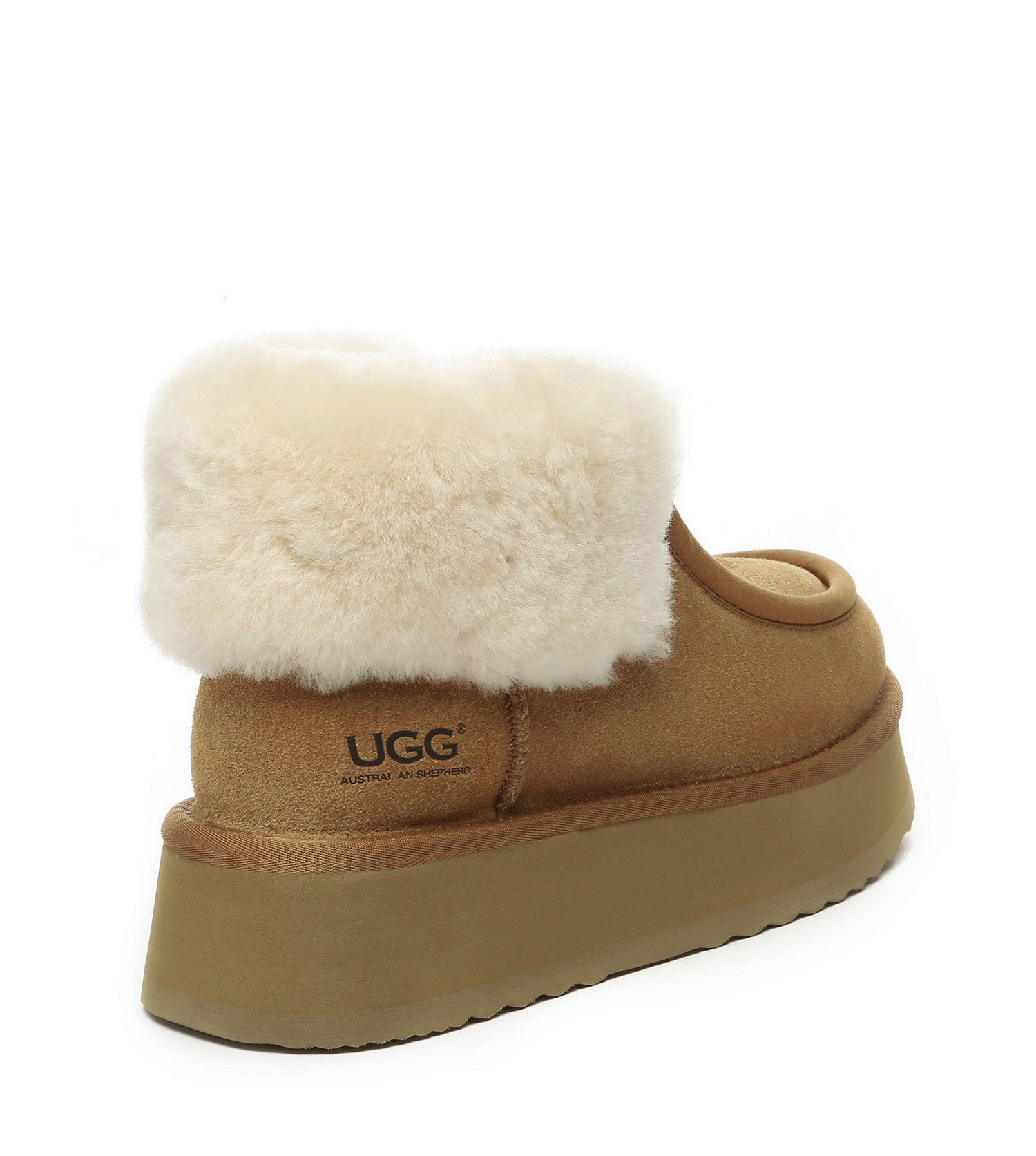 Australian Shepherd UGG Zip Platform UGG Boots - AS3062-UGG Boots-PEROZ Accessories