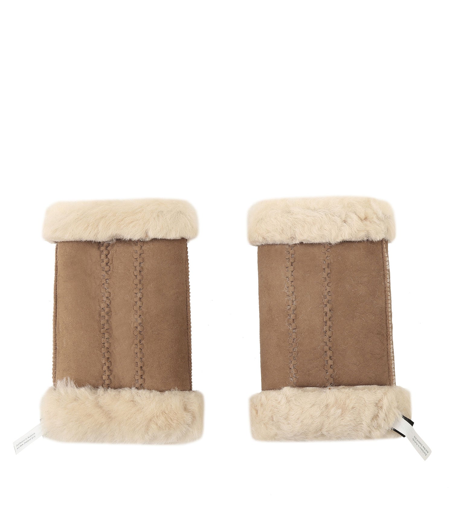Australian Shepherd UGG Fingerless Sheepskin Mittens - ASA011-Accessories-PEROZ Accessories