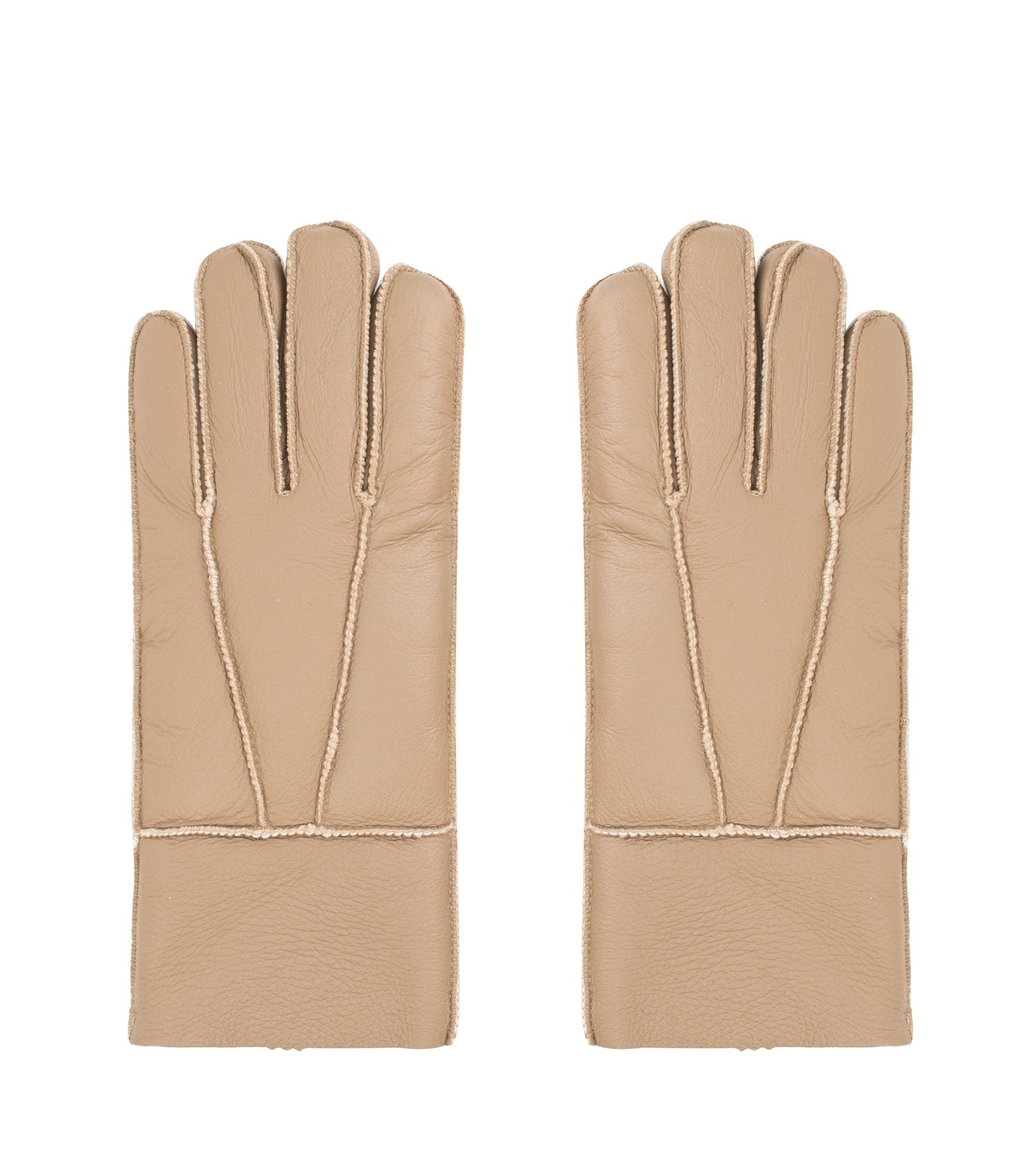 Australian Shepherd Leather Stitching Gloves - ASA014-Gloves-PEROZ Accessories