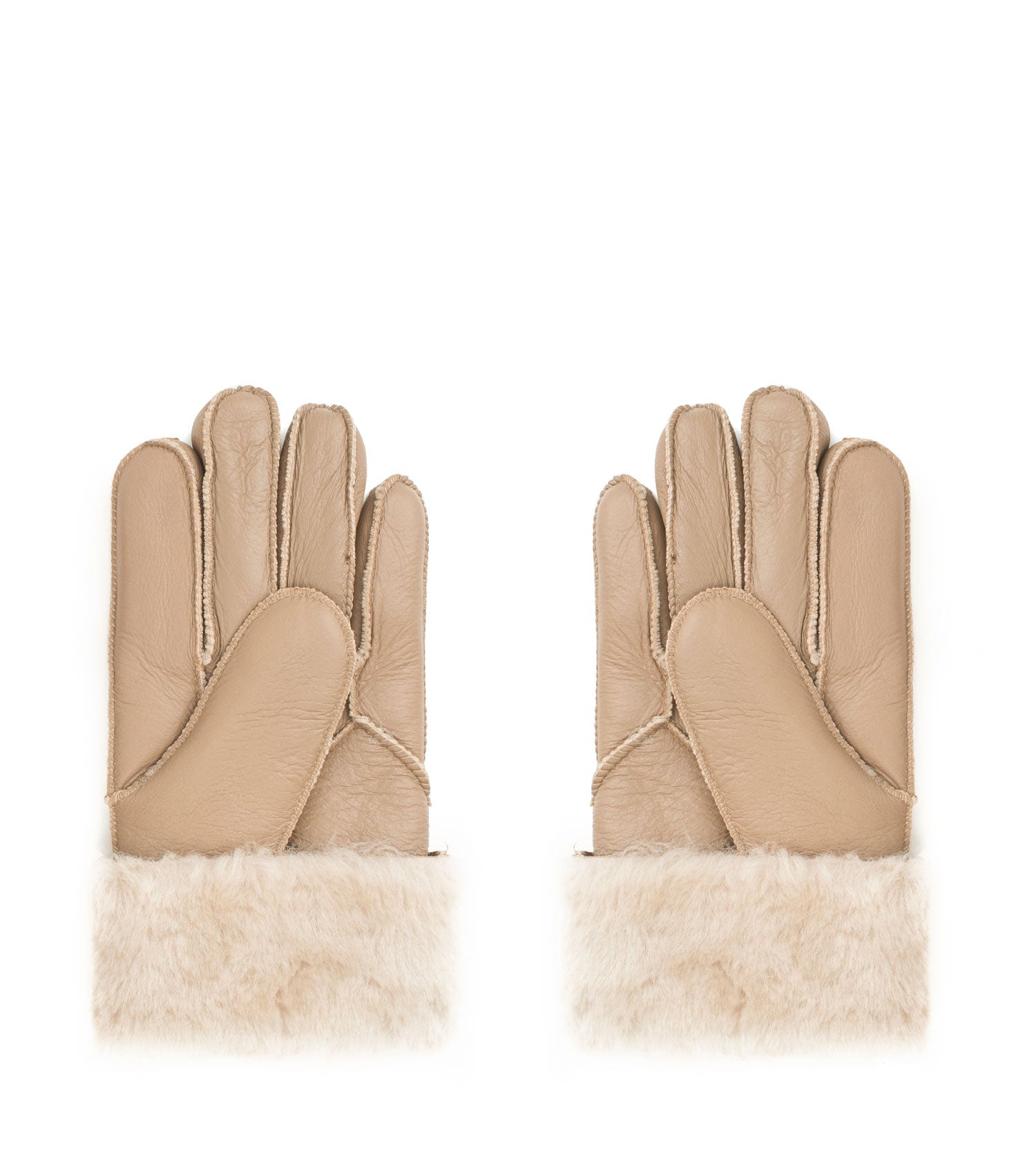 Australian Shepherd Leather Stitching Gloves - ASA014-Gloves-PEROZ Accessories