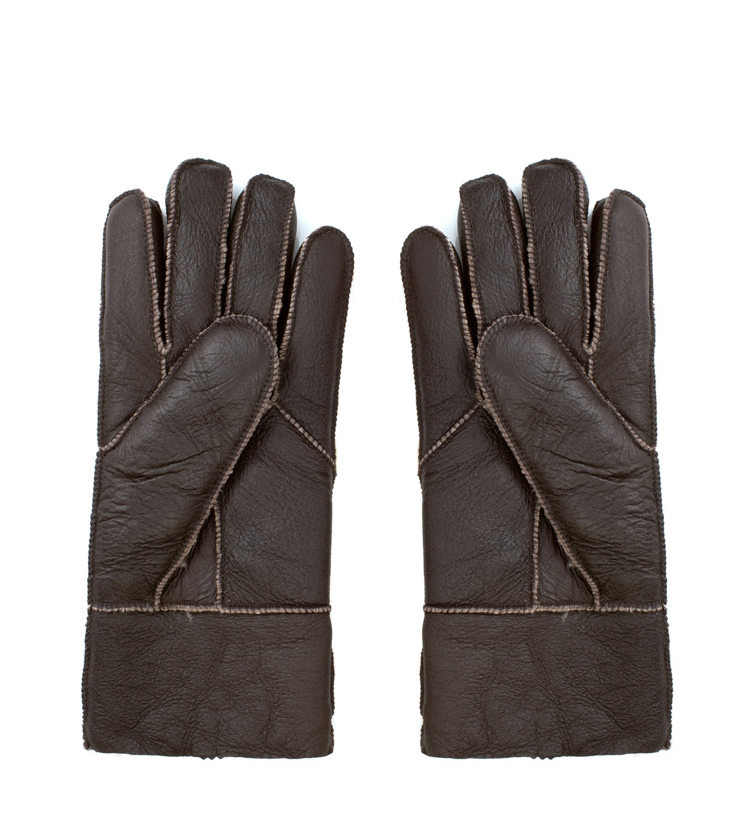 Australian Shepherd Leather Stitching Gloves - ASA014 | PEROZ Accessories